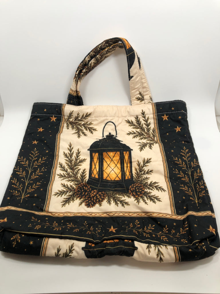 WINTER CANDLE TOTE BAG.