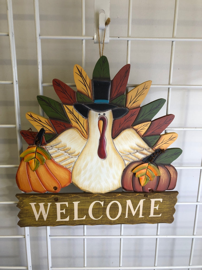 TURKEY WELCOME WALL HANGING.