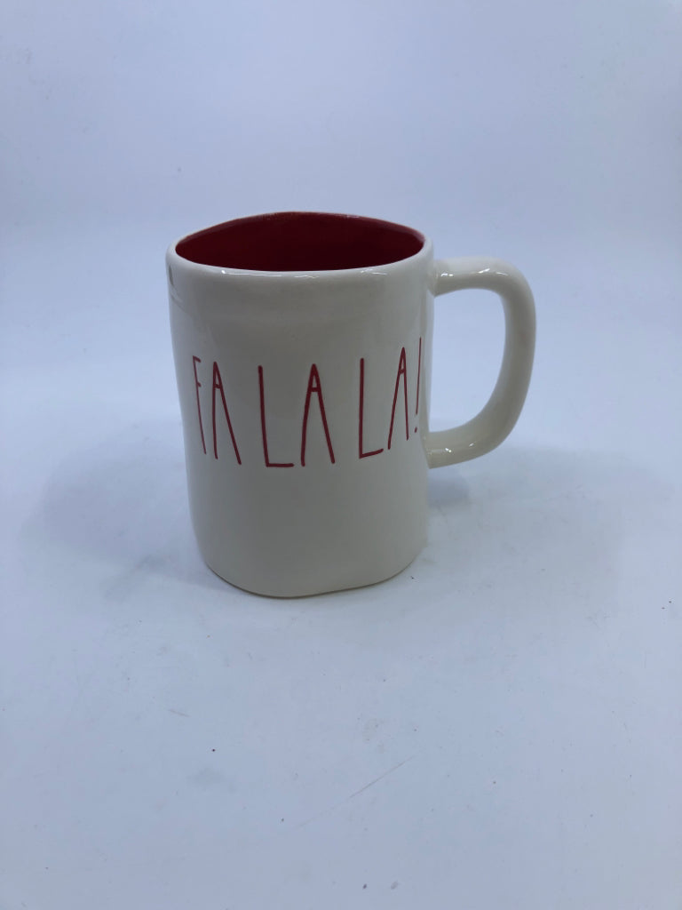 RAE DUNN FA LA LA MUG.