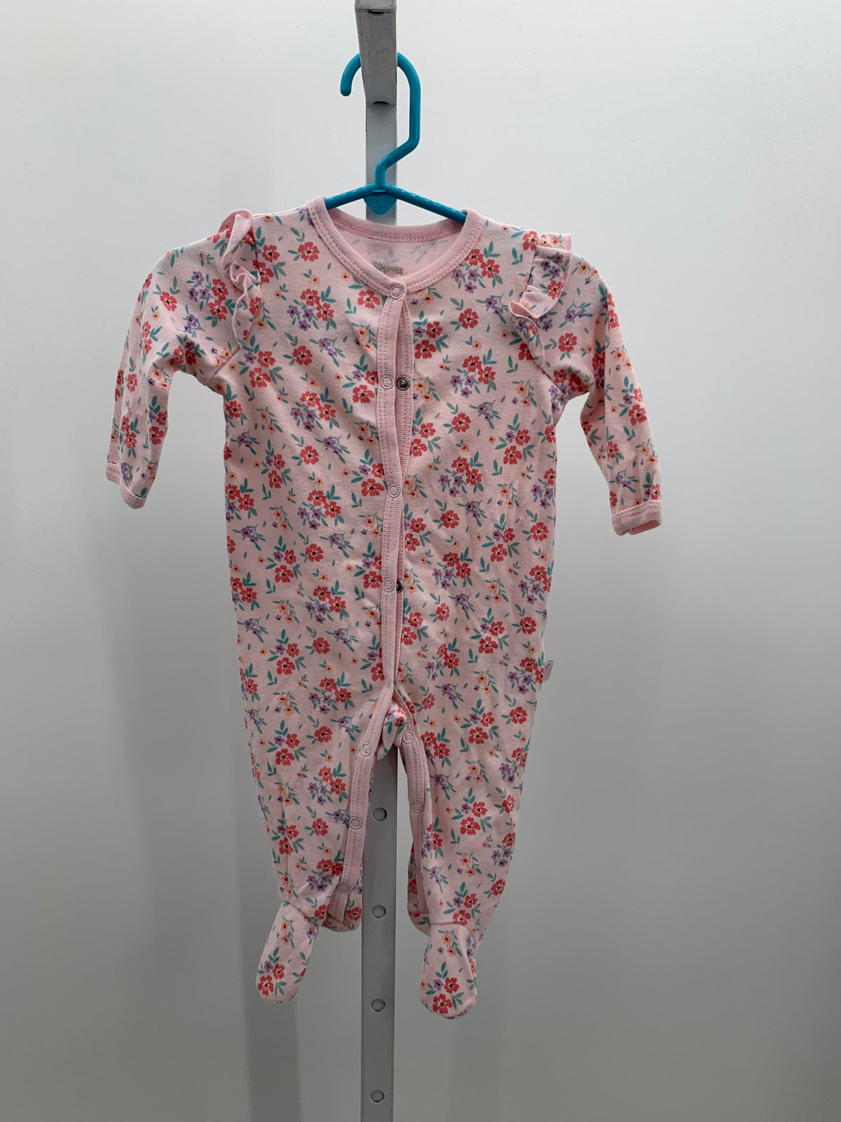 Size 3-6 Months Girls Long Slv. Romper
