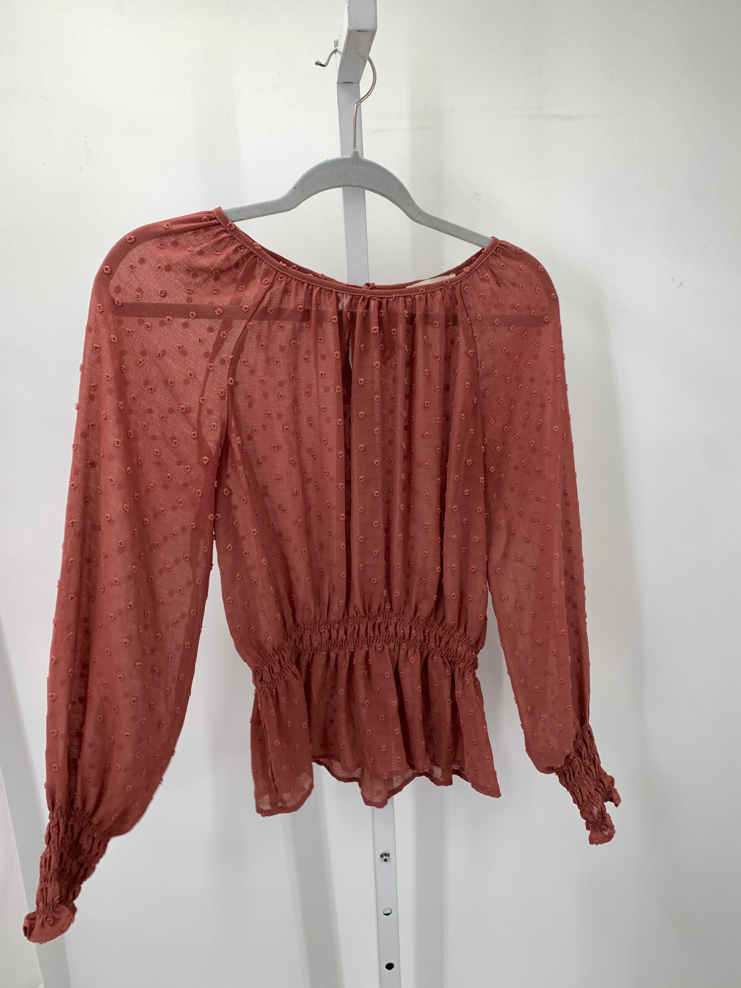 Mine Size Small Juniors Long Sleeve Shirt