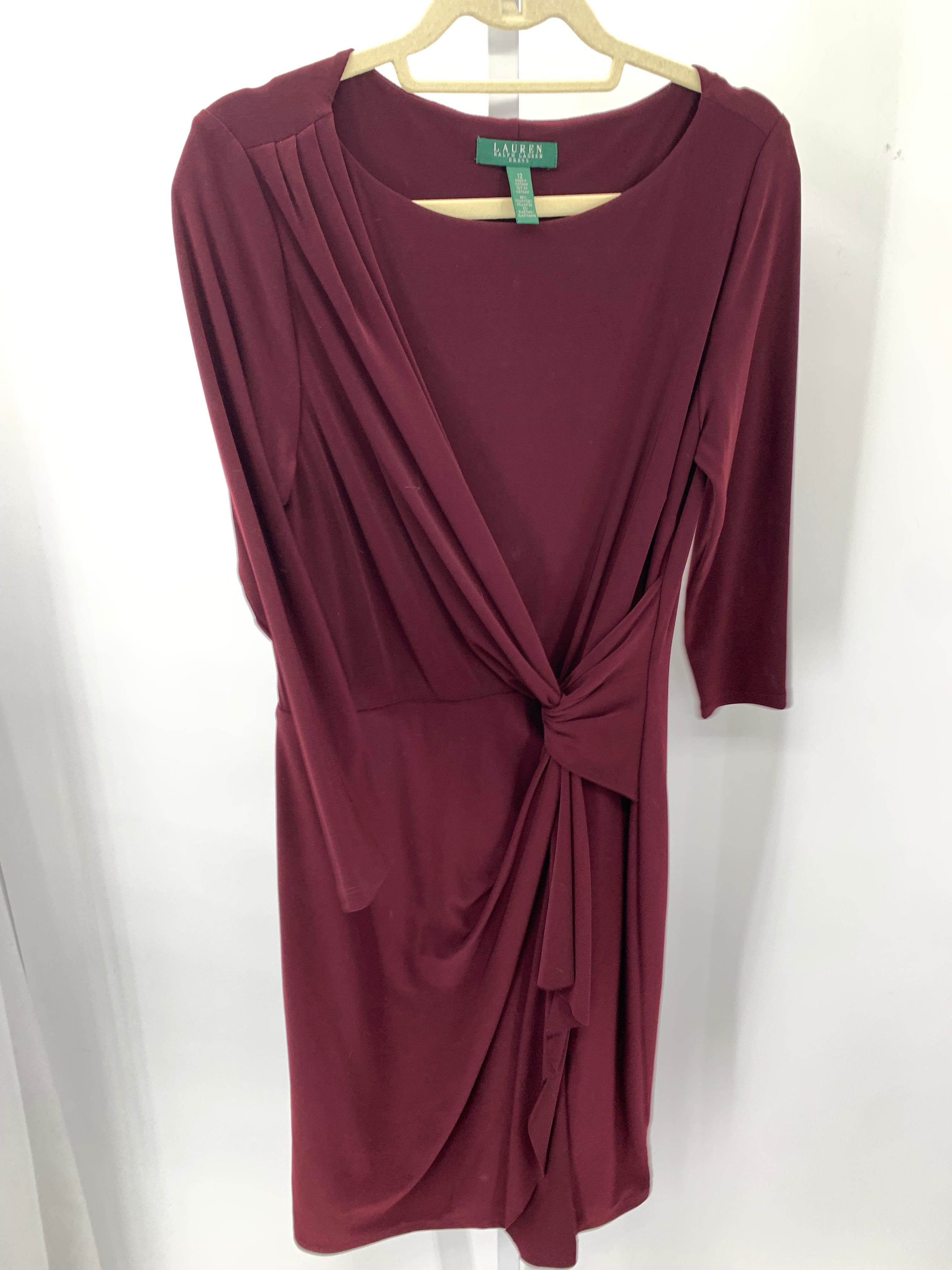 Ralph Lauren Size 12 Misses 3/4 Sleeve Dress
