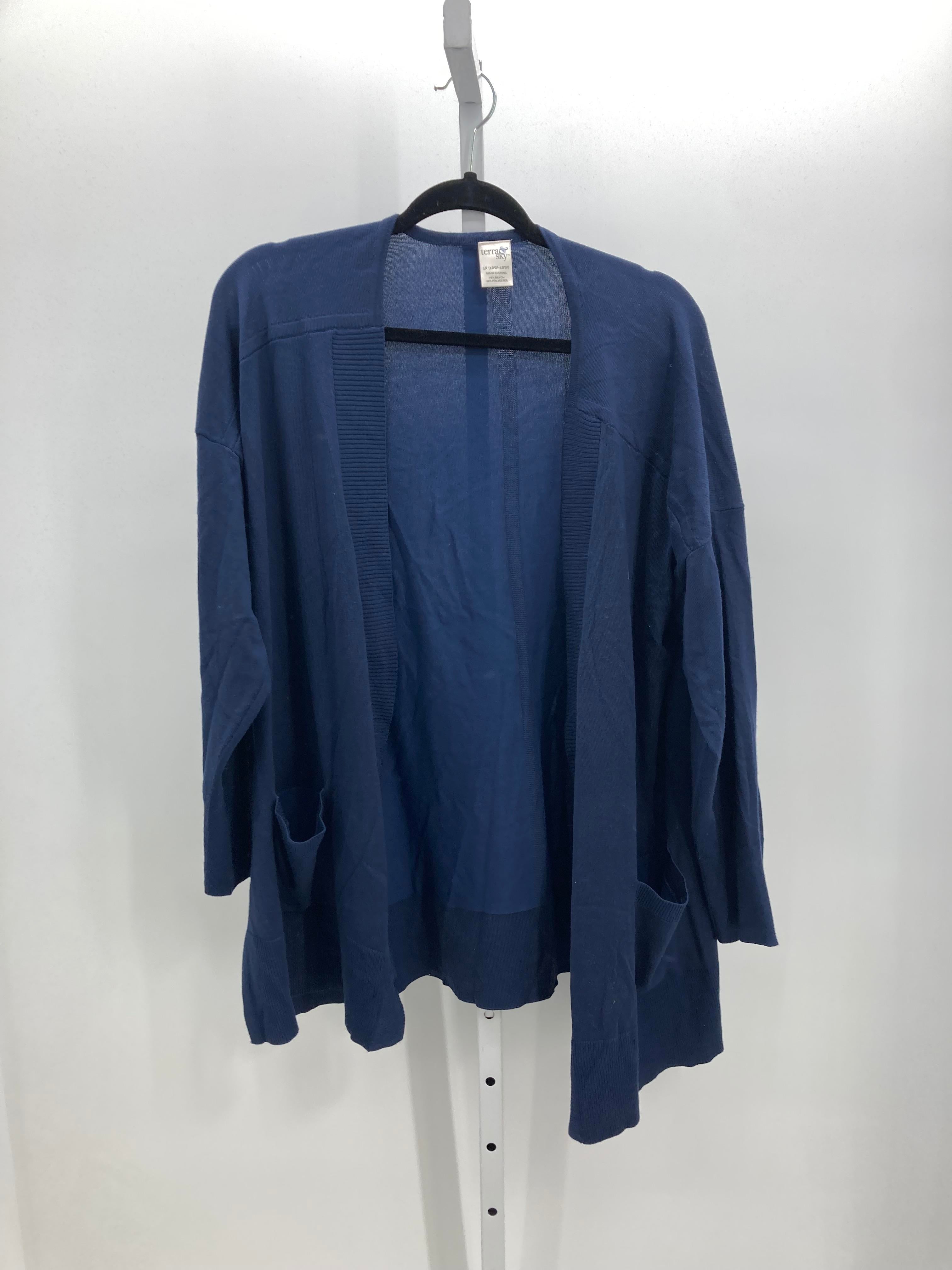 Terra & Sky Size 1X Womens Long Slv Sweater