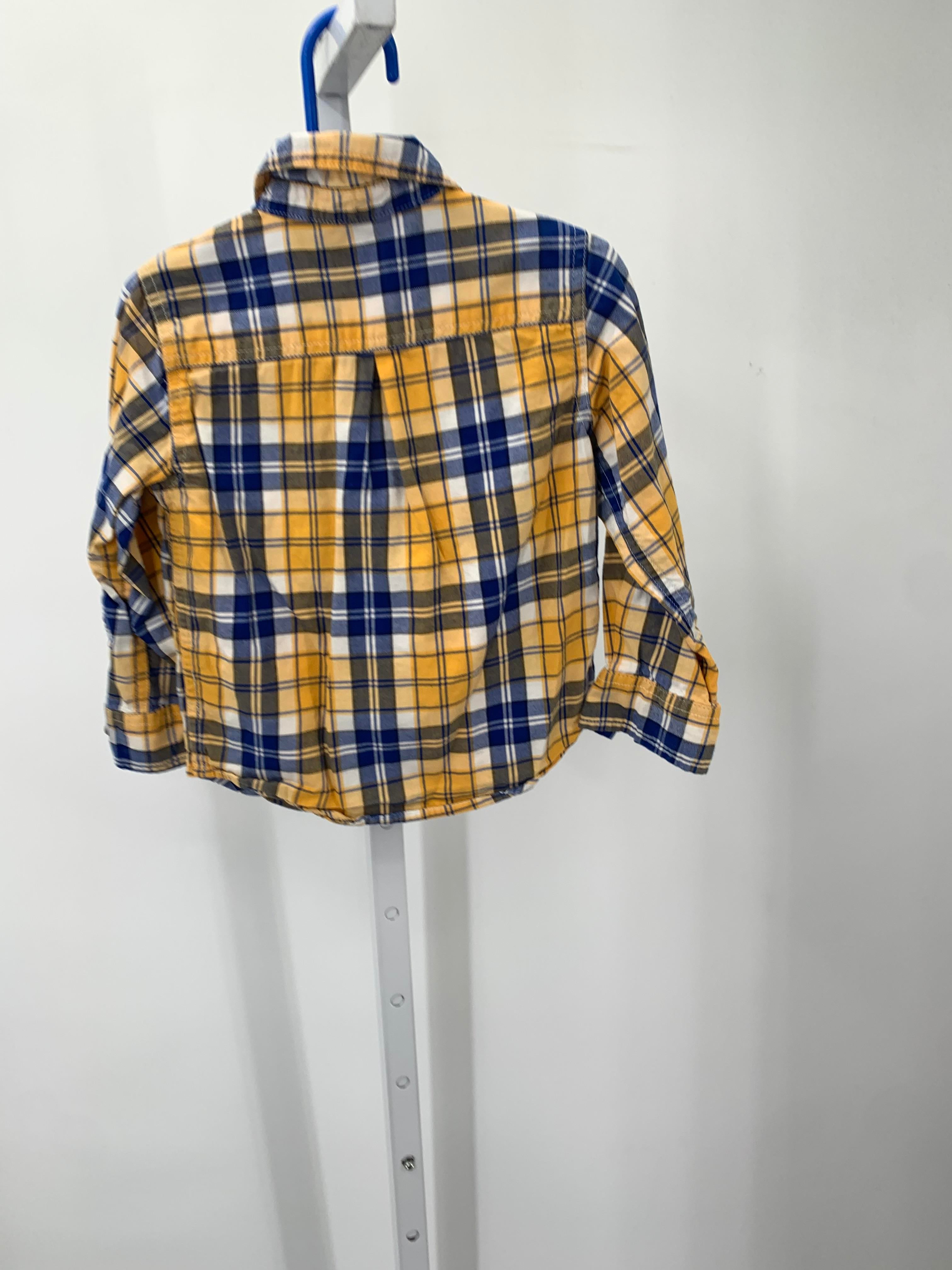 YELLOW PLAID BTN DOWN