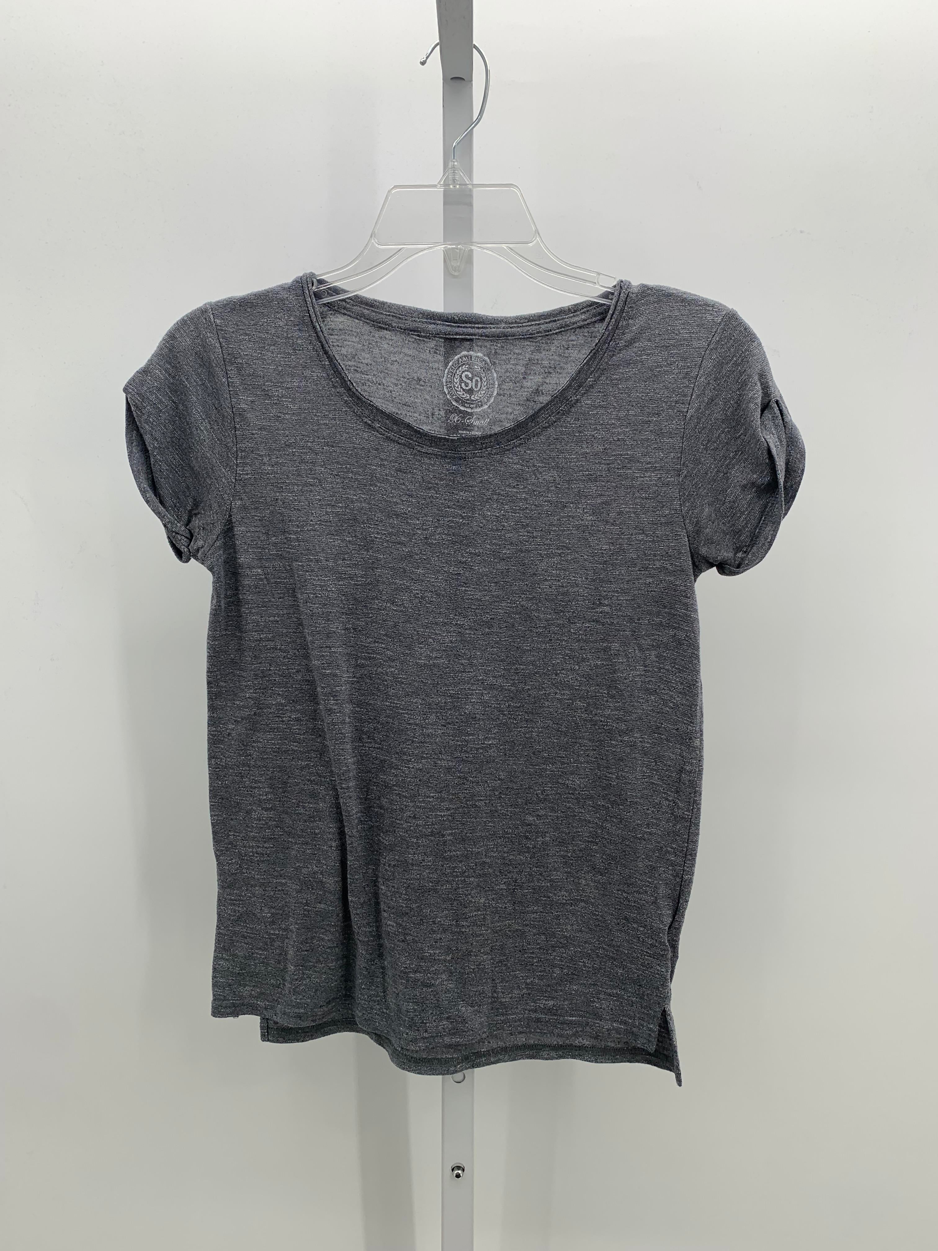 SO Size X Small Juniors Short Sleeve Shirt