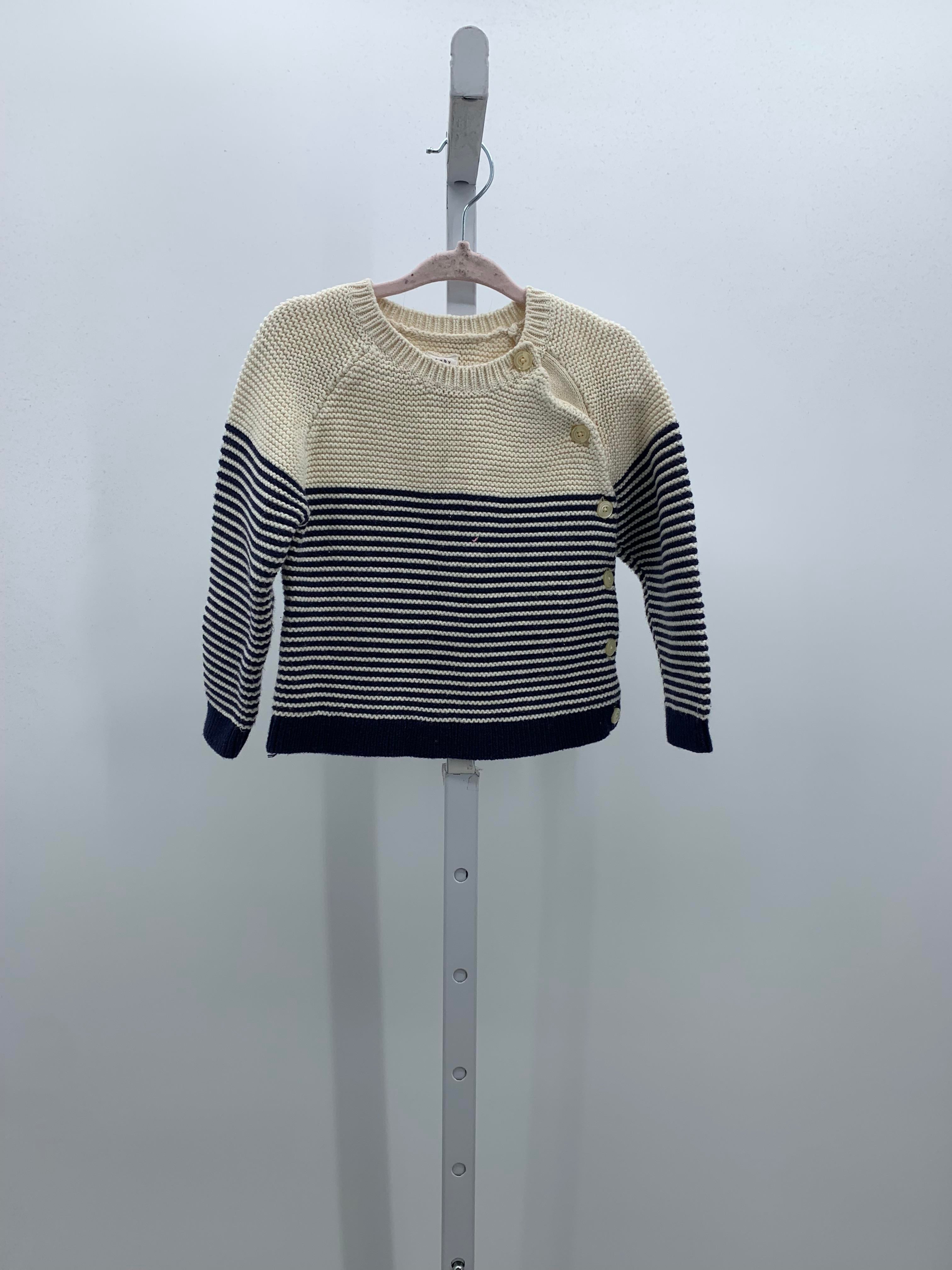 NAVY STRIPES BTNS