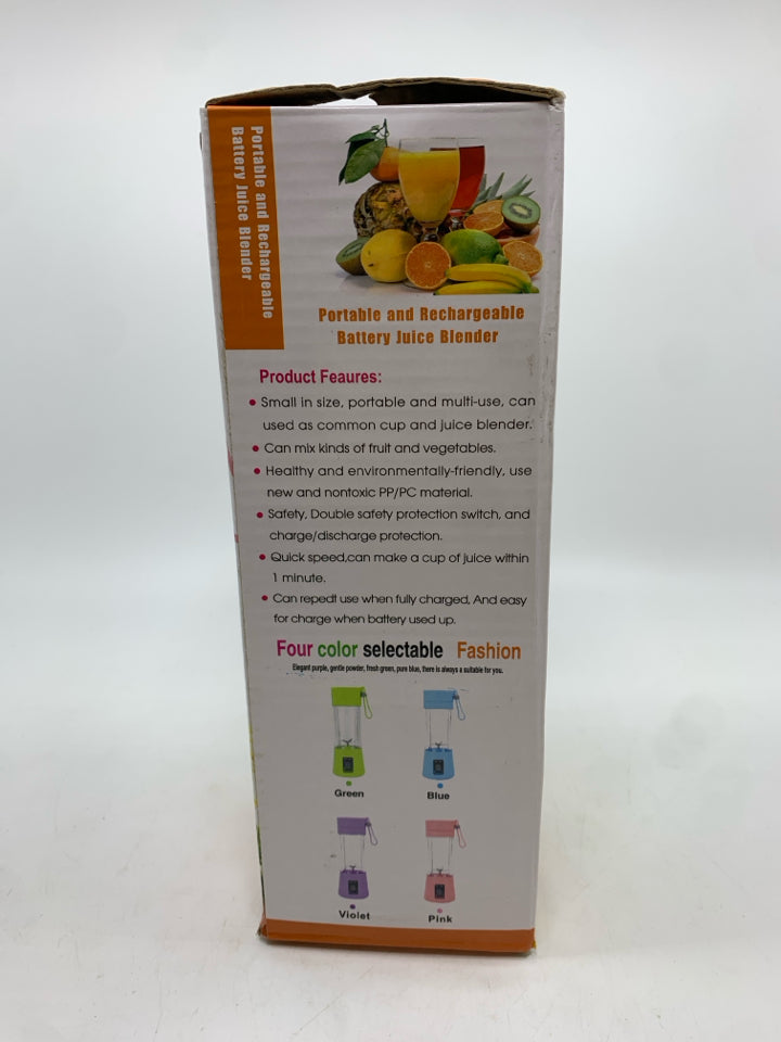 NIB PORTABLE JUICE BLENDER.
