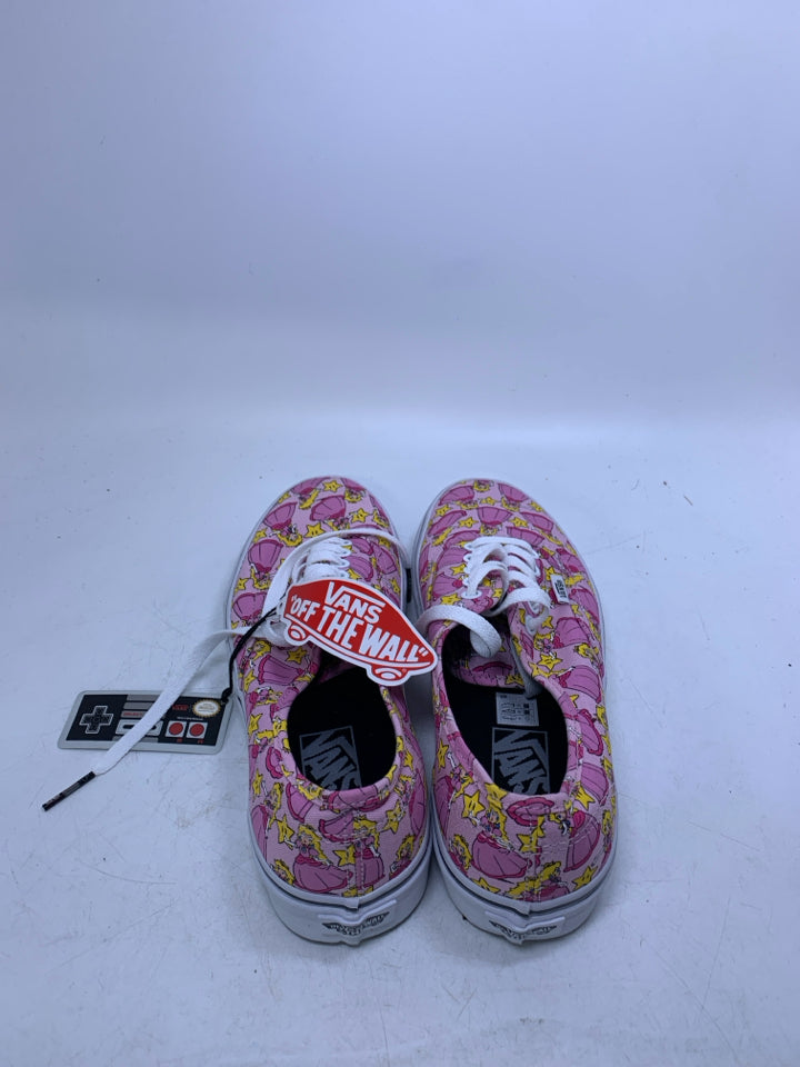 Vans Nintendo Princess Peach Shoes (Men-7.5, Women-9)- New With Tags