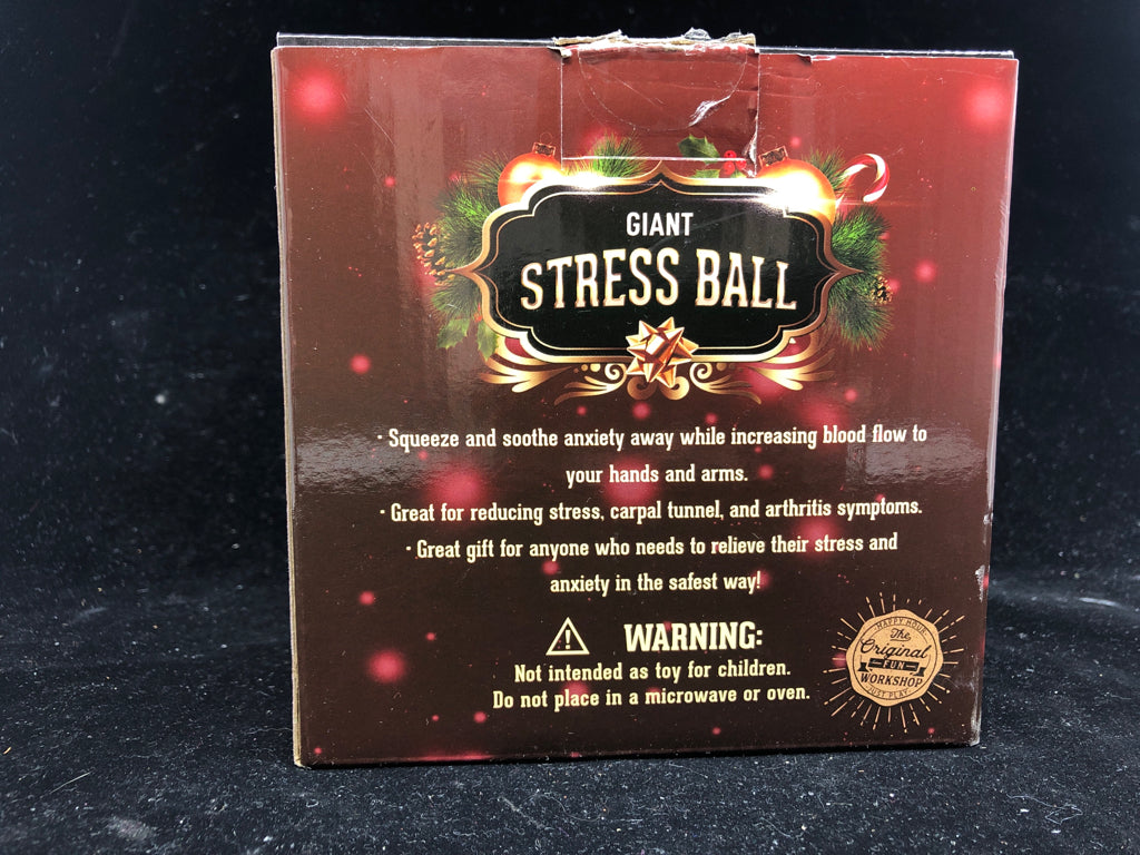 NIB GIANT STRESS BALL.