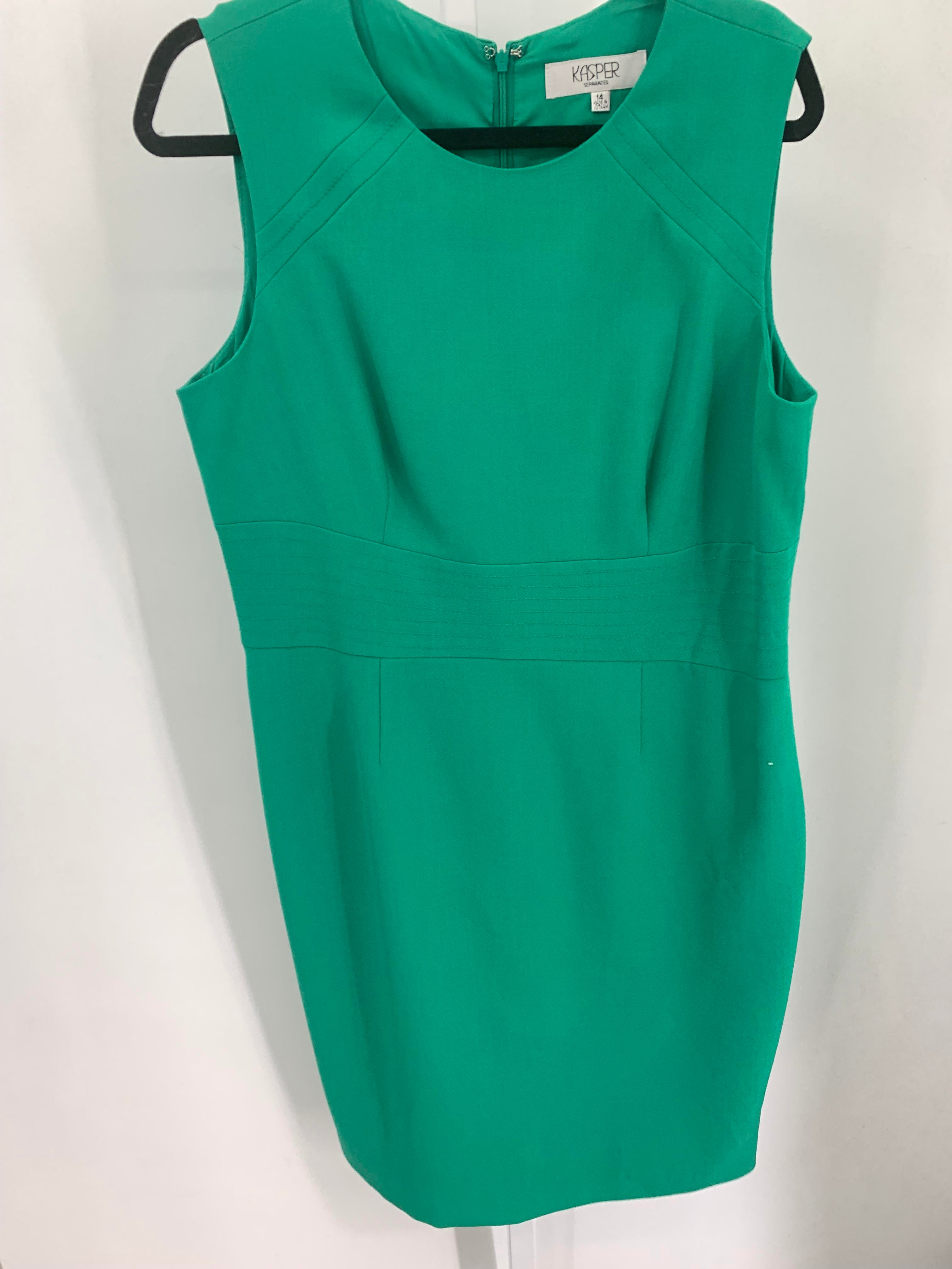 Kasper Size 14 Misses Sleeveless Dress