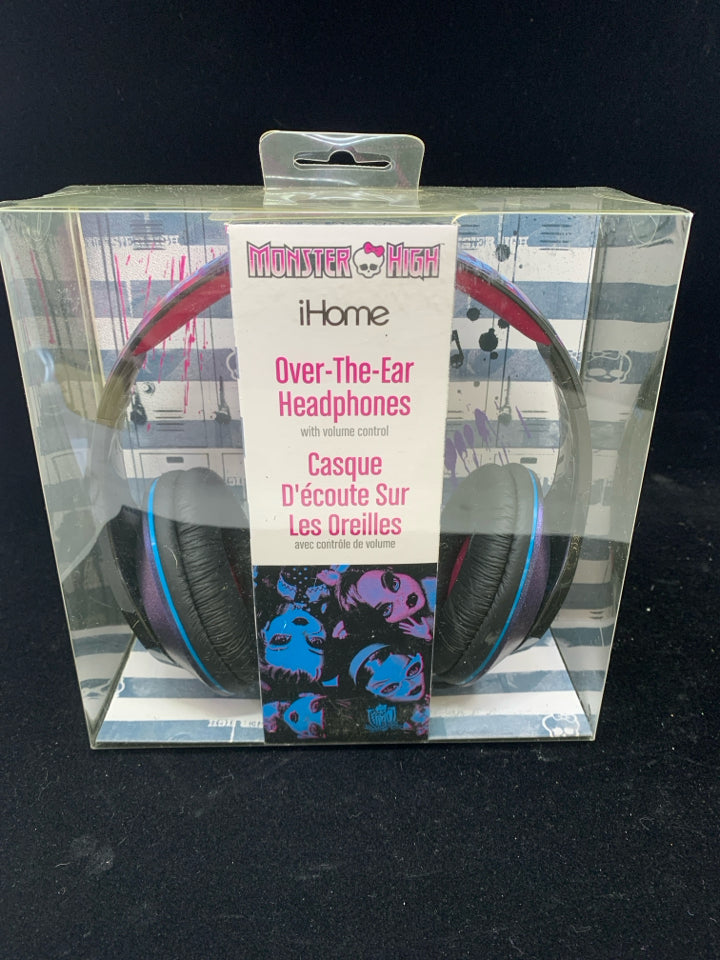 NIB MONSTER HIGH OVER-THE-EAR HEADPHONES.