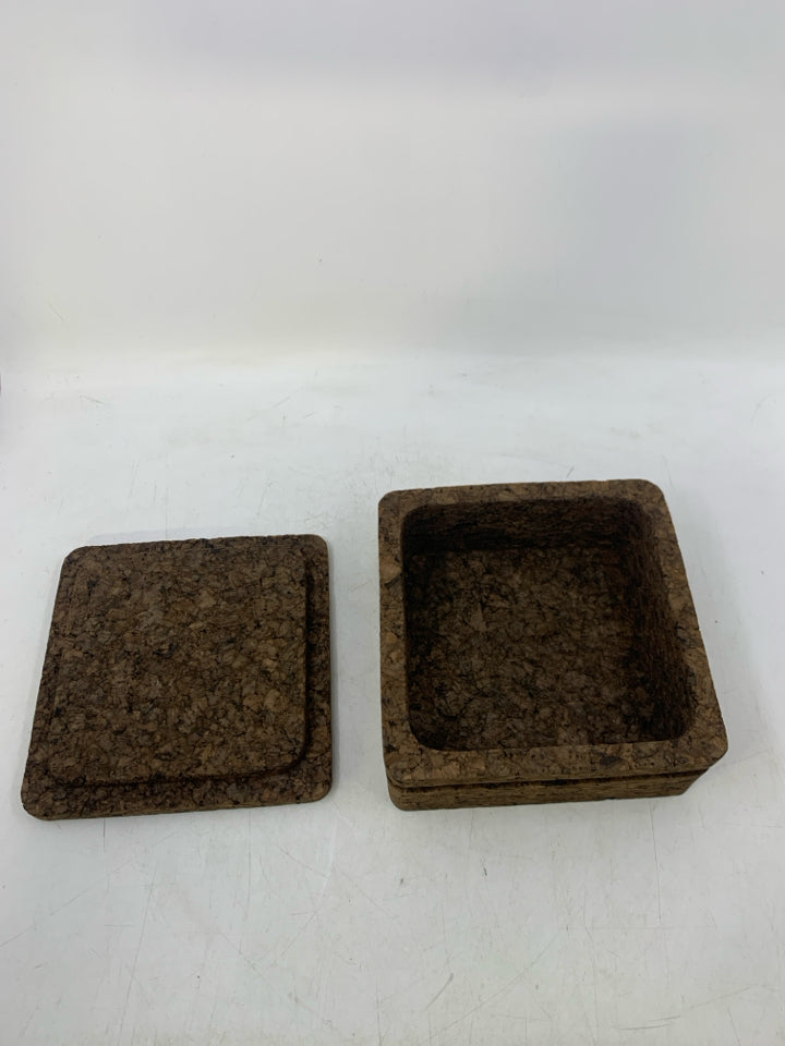 VTG PAALO CERVANTES LTD CORK CIGAR BOX MADE IN SPAIN.