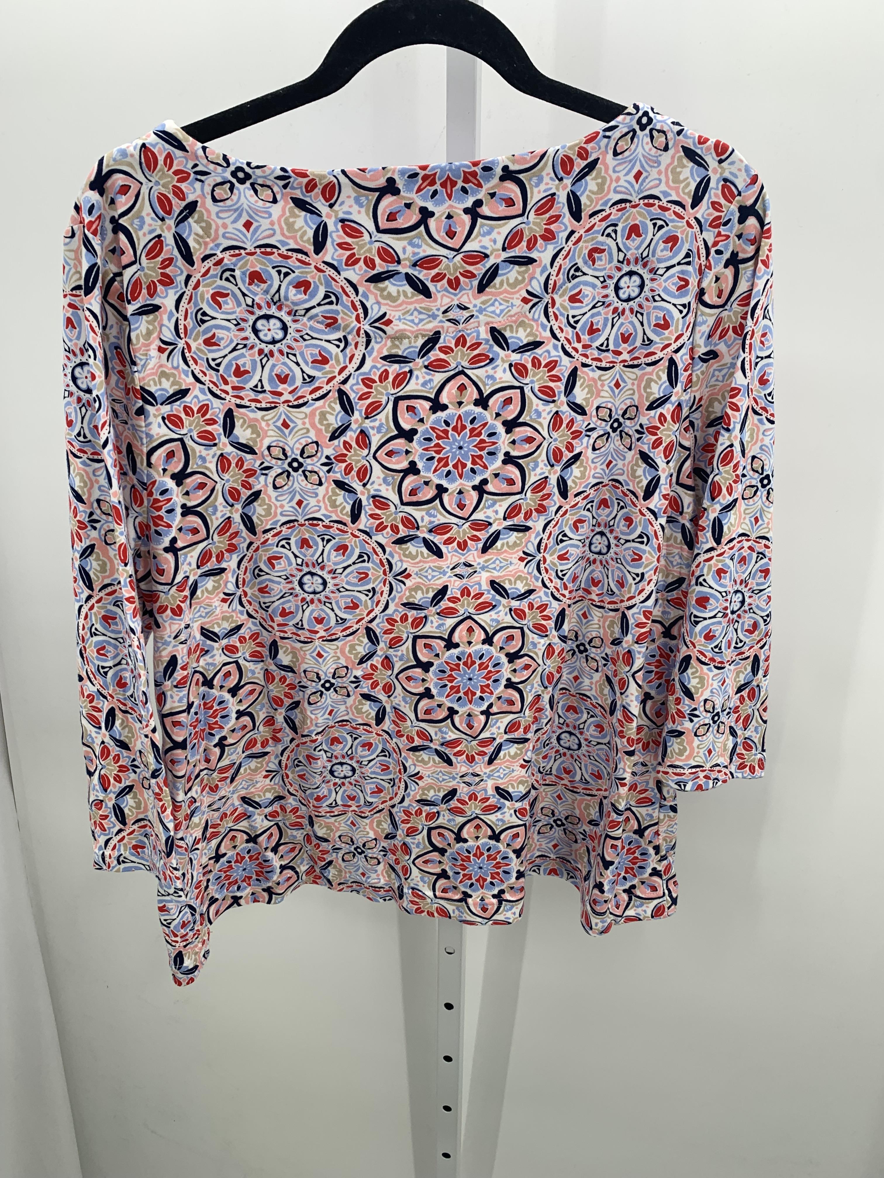 Croft & Barrow Size XX Large Petite Petite 3/4 Sleeve Shirt