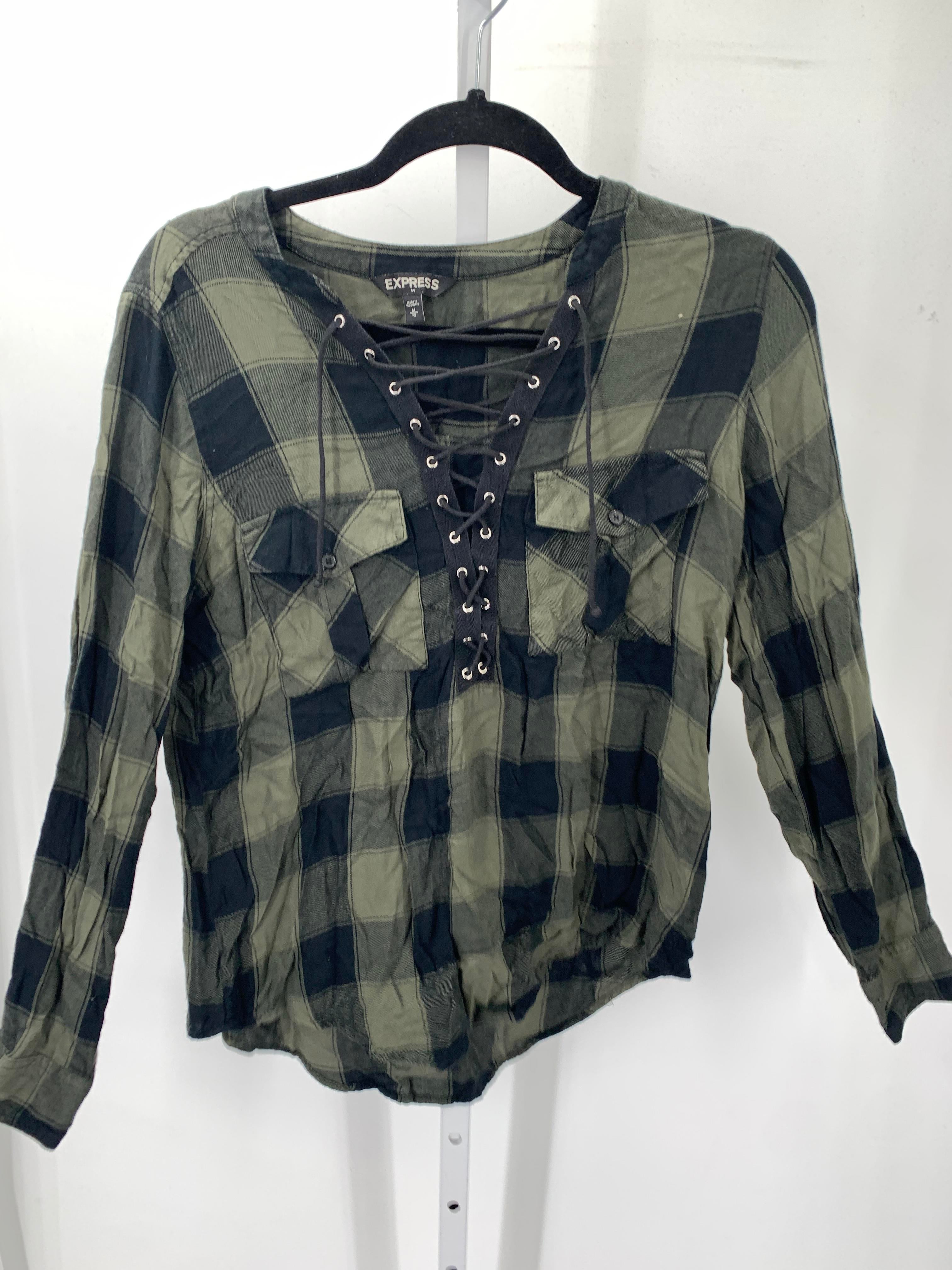 Express Size Medium Misses Long Sleeve Shirt