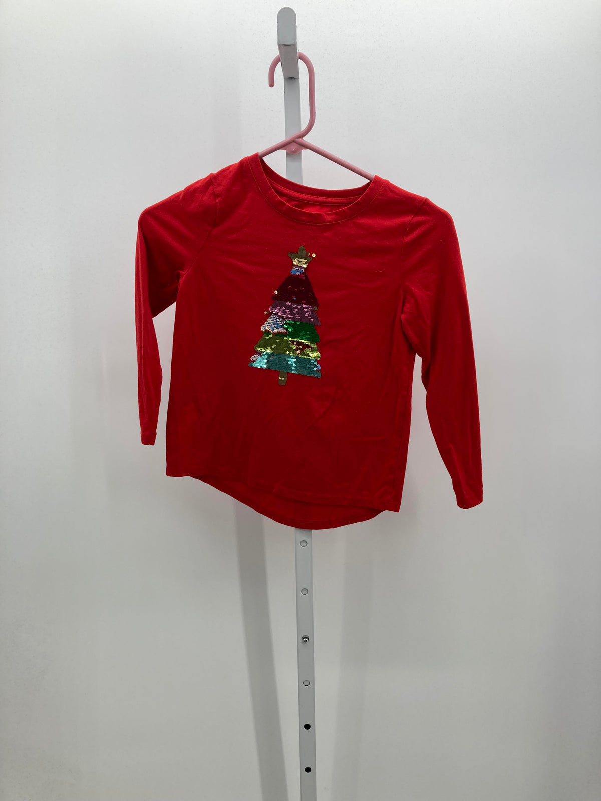LONG SLV SHIRT SEQUINS TREE