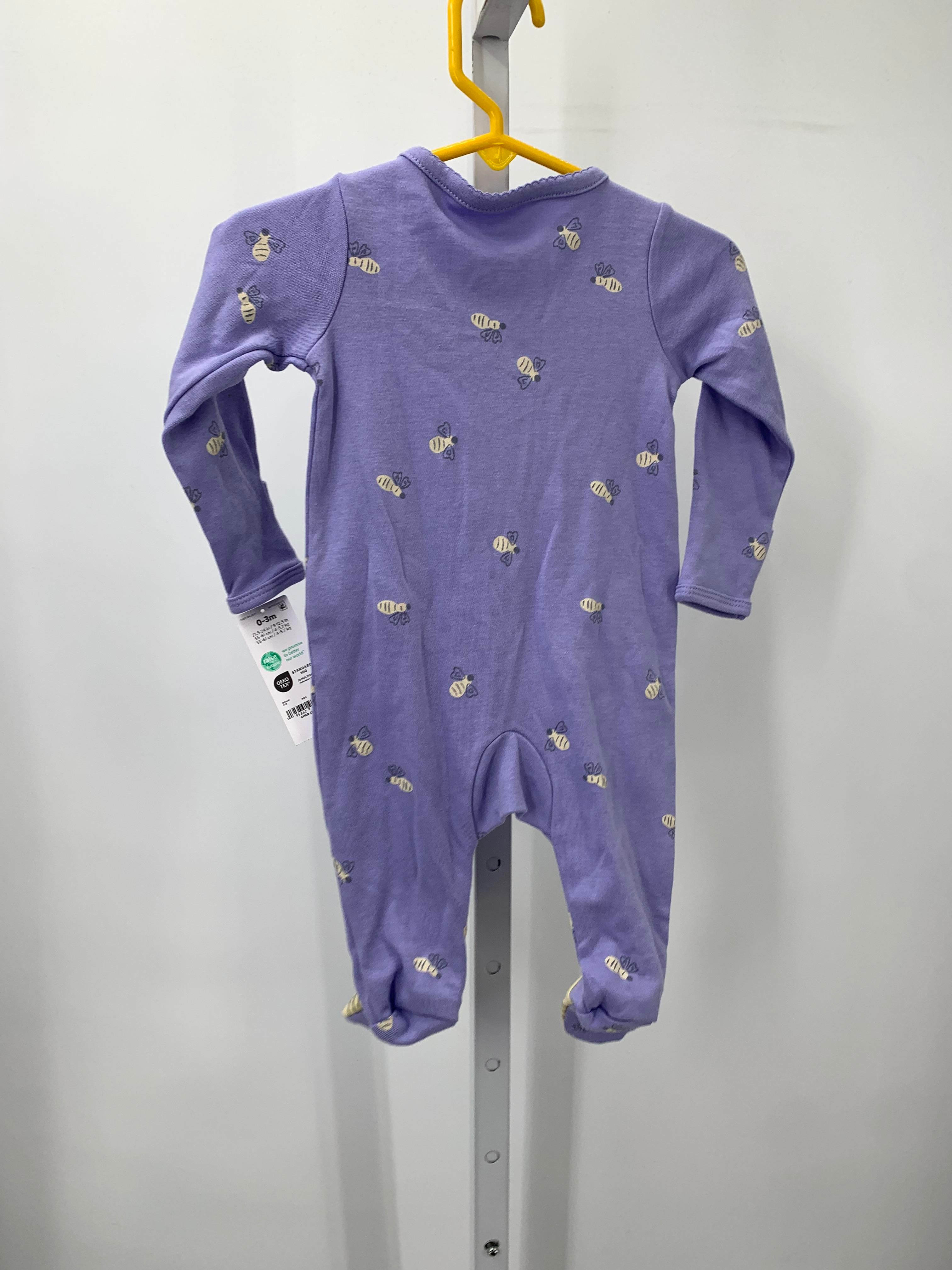 Carters Size 0-3 months Girls Long Slv. Romper