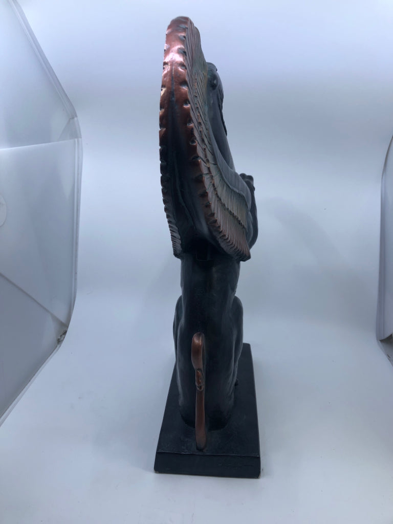 *RARE* VTG LARGE VERY HEAVY GRIFFIN SCULPTURE STATUE AUSTIN PRODUCTIONS INC 1985
