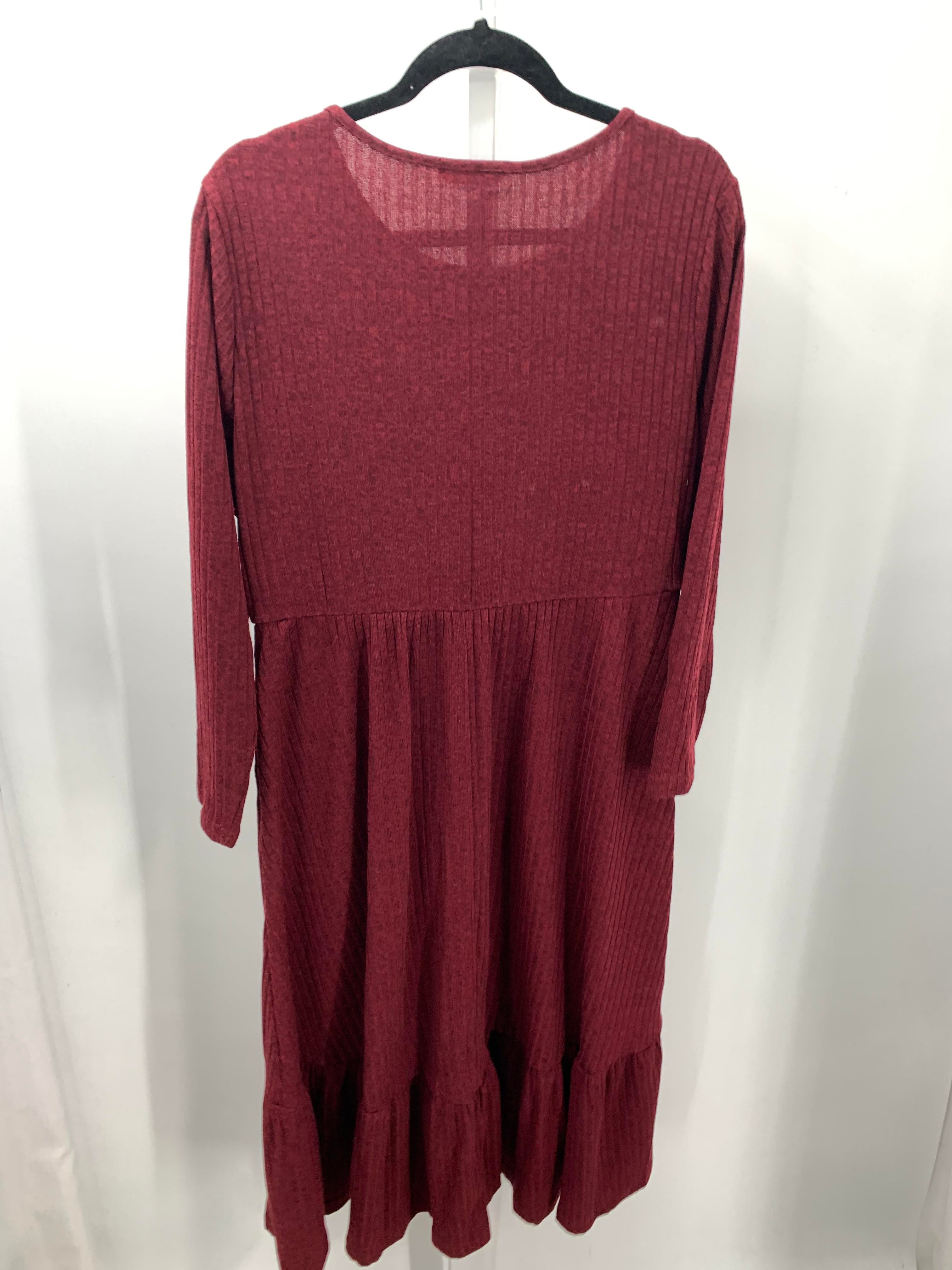 Size 18/20 W Womens Long Sleeve Dress