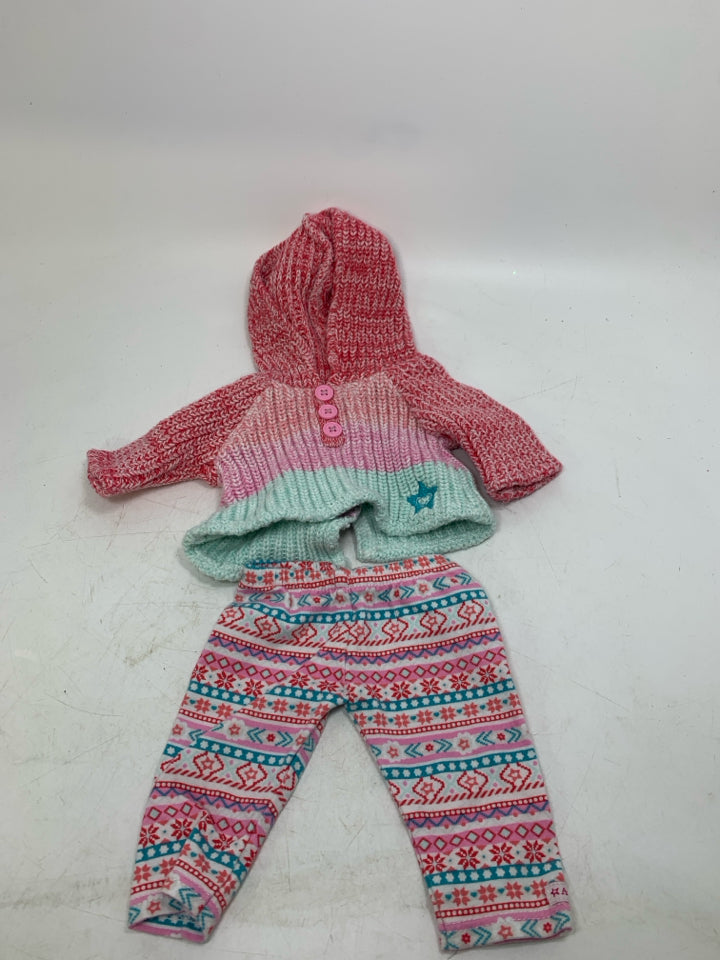 American Girl Doll Sweater & Pants