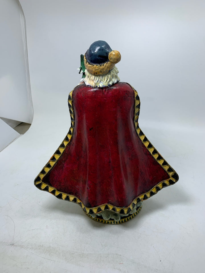 META /RESIN WOODLAND THEMED SANTA KURT S ADLER.