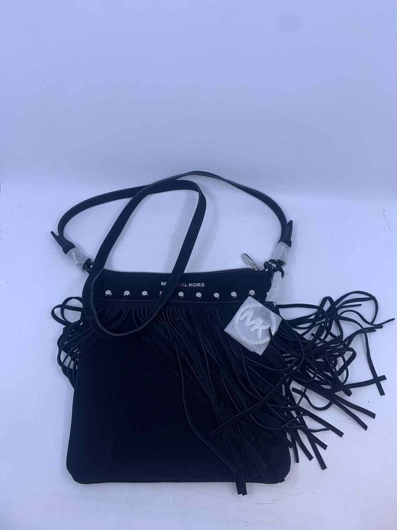 NEW SUEDE BILLY FRINGE CROSSBODY WITH SLEEPER BAG