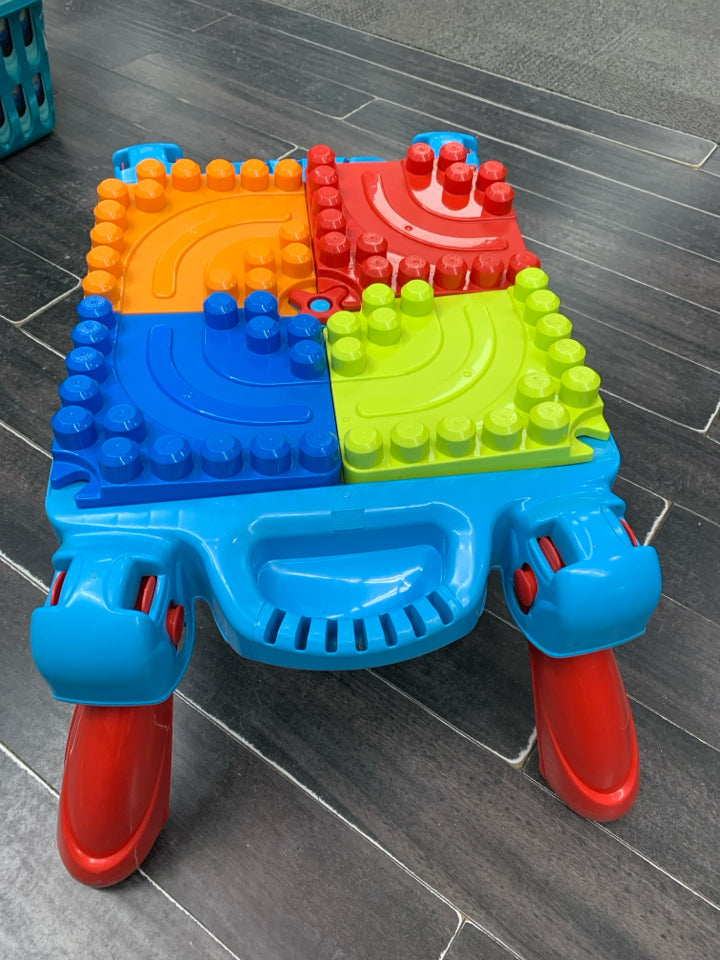 Mega Bloks First Builders Build 'n Learn Table with Big Building Blocks