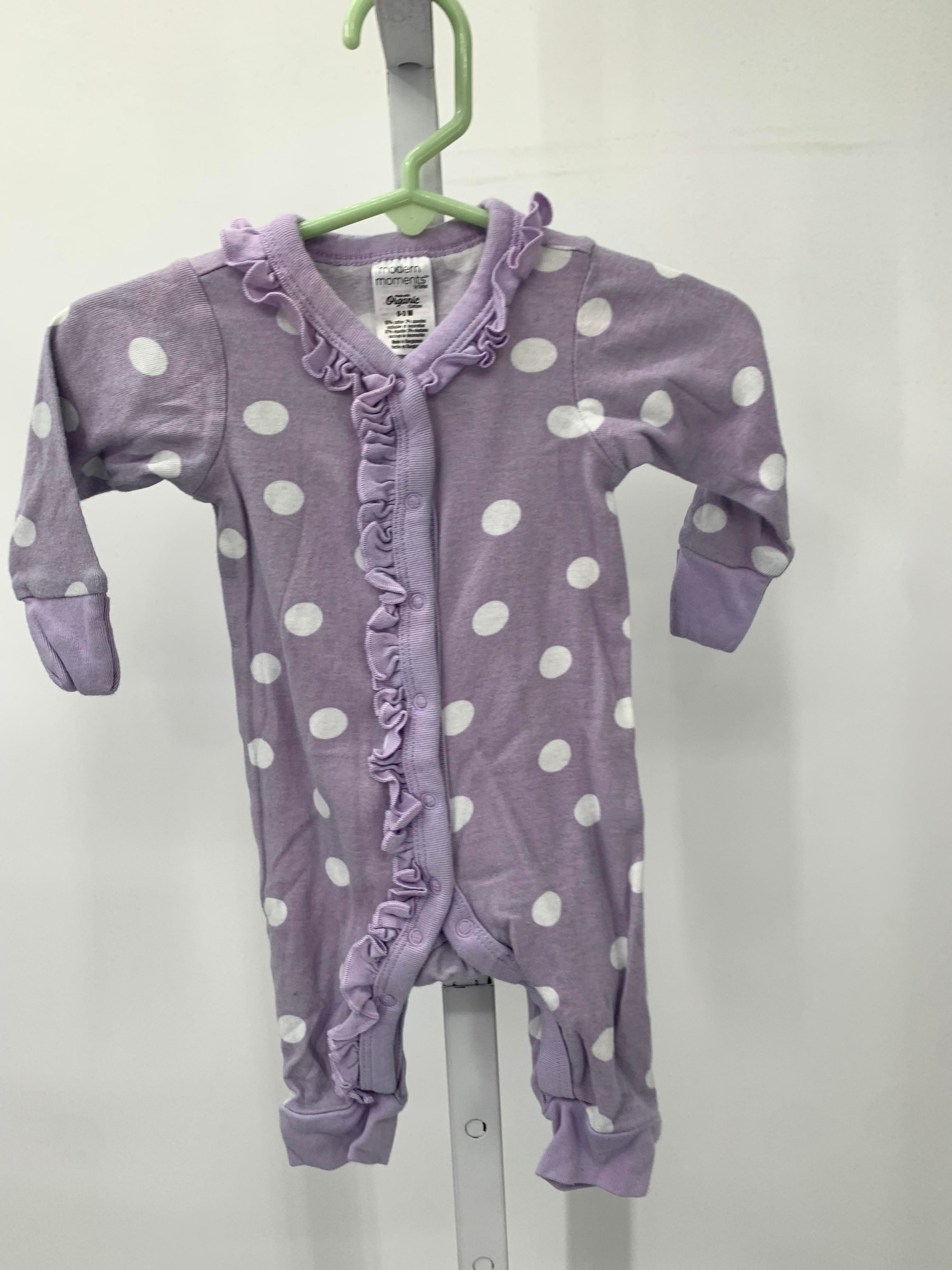 Modern Moments Size 0-3 months Girls Long Slv. Romper