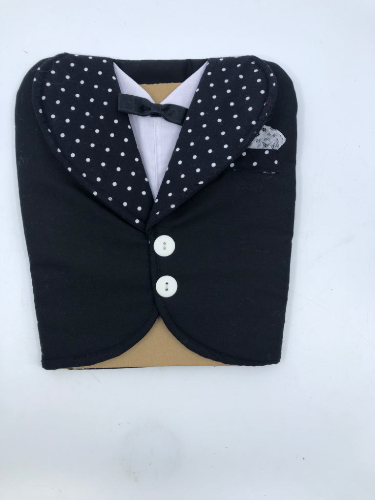 BLACK TUX WINE COVER.