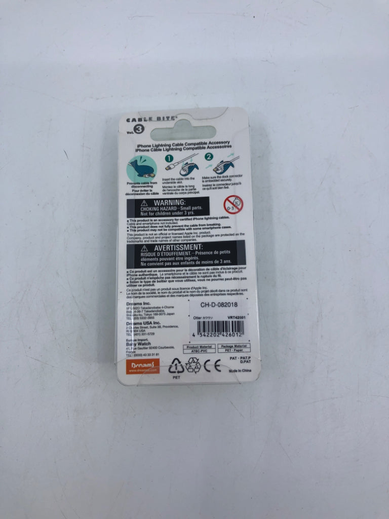 NIB CABLE BITE CABLE ACCESSORY OTTER