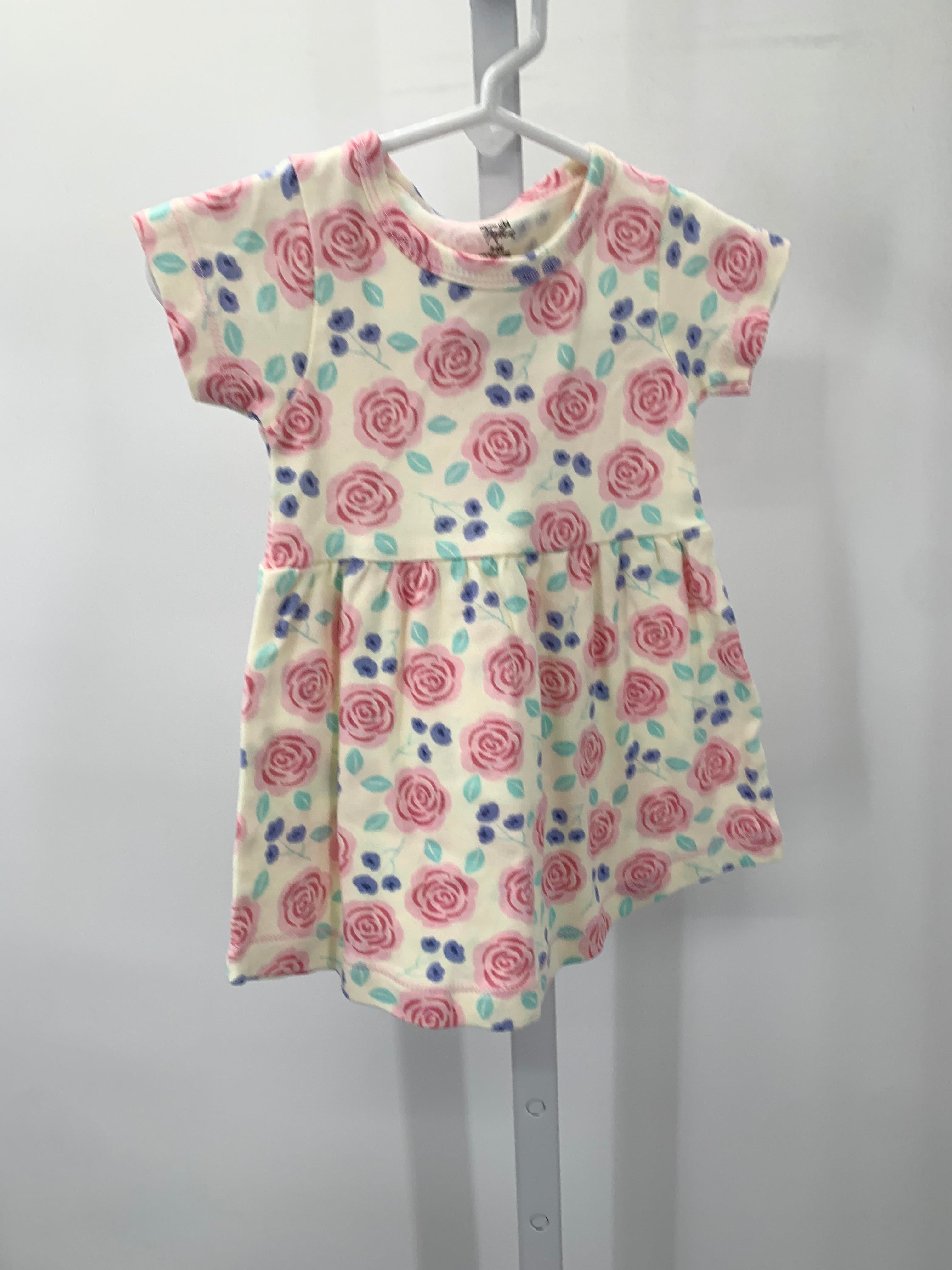 Size 3-6 Months Girls Short Sleeve Dress