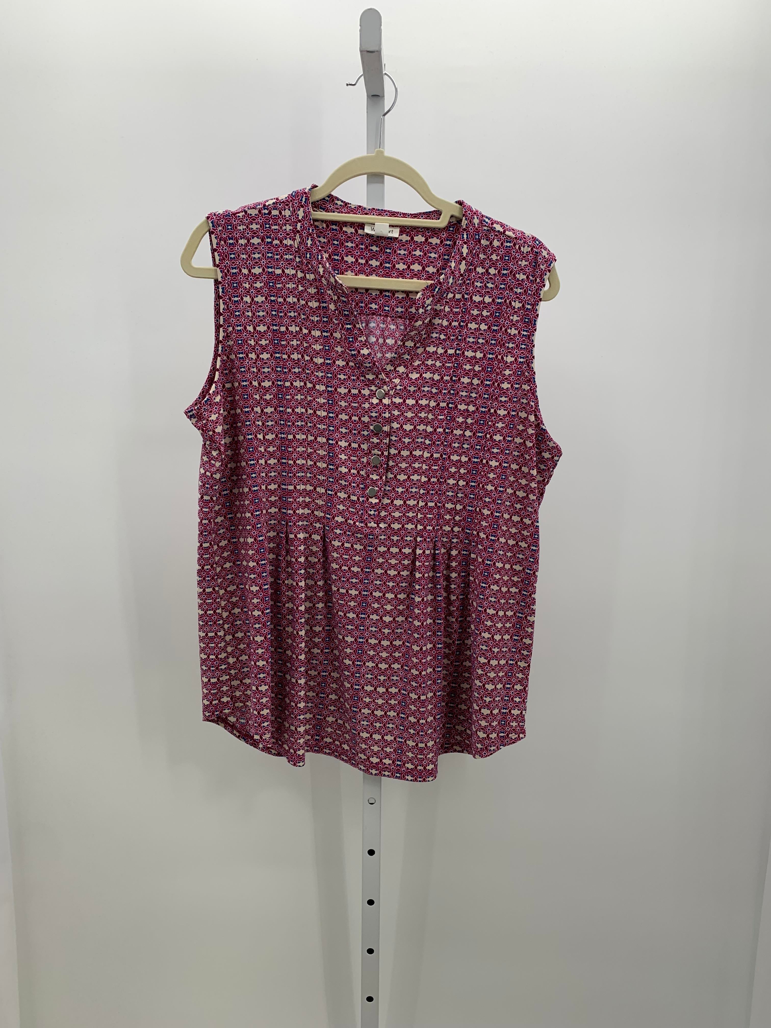 Westport Size Extra Large Misses Sleeveless Shirt