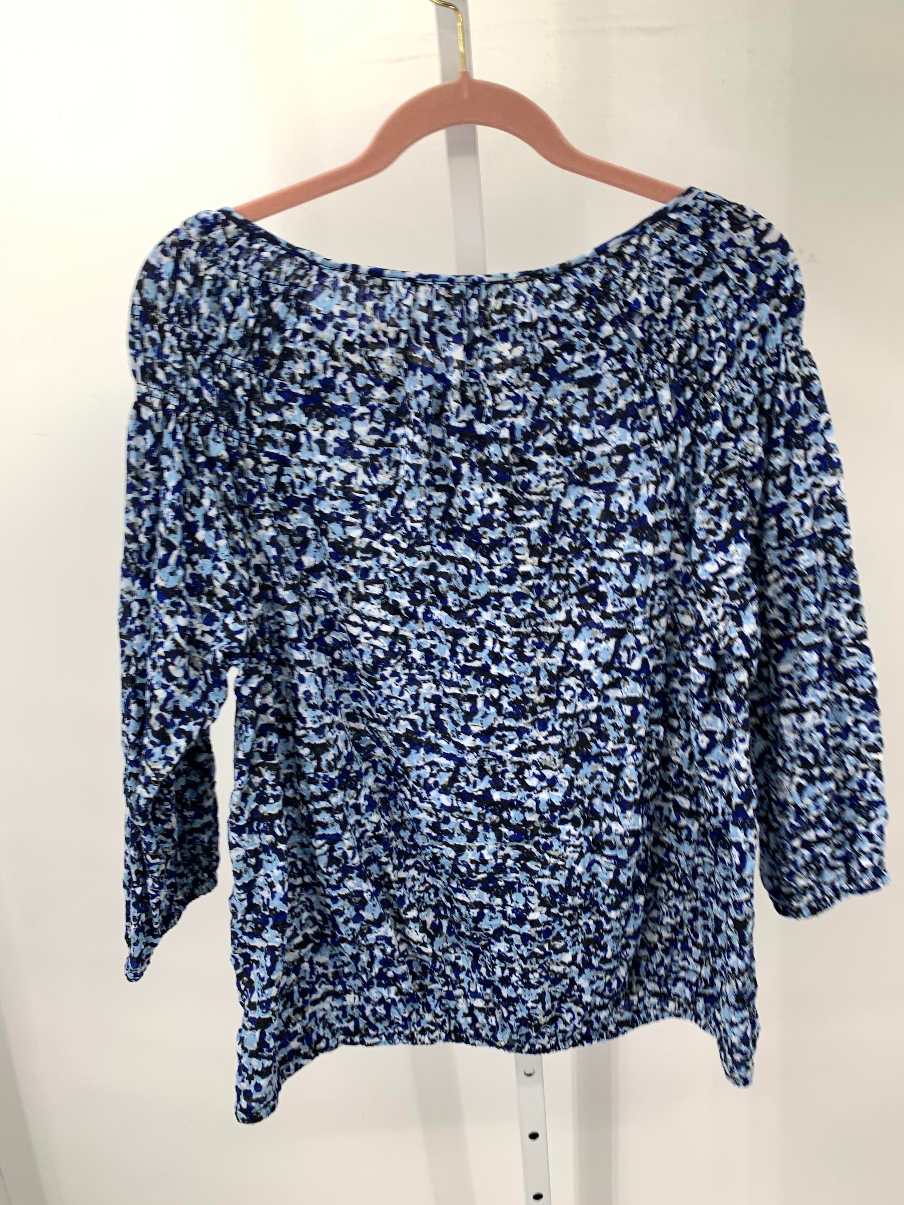 Daisy Fuentes Size Extra Large Misses 3/4 Sleeve Shirt