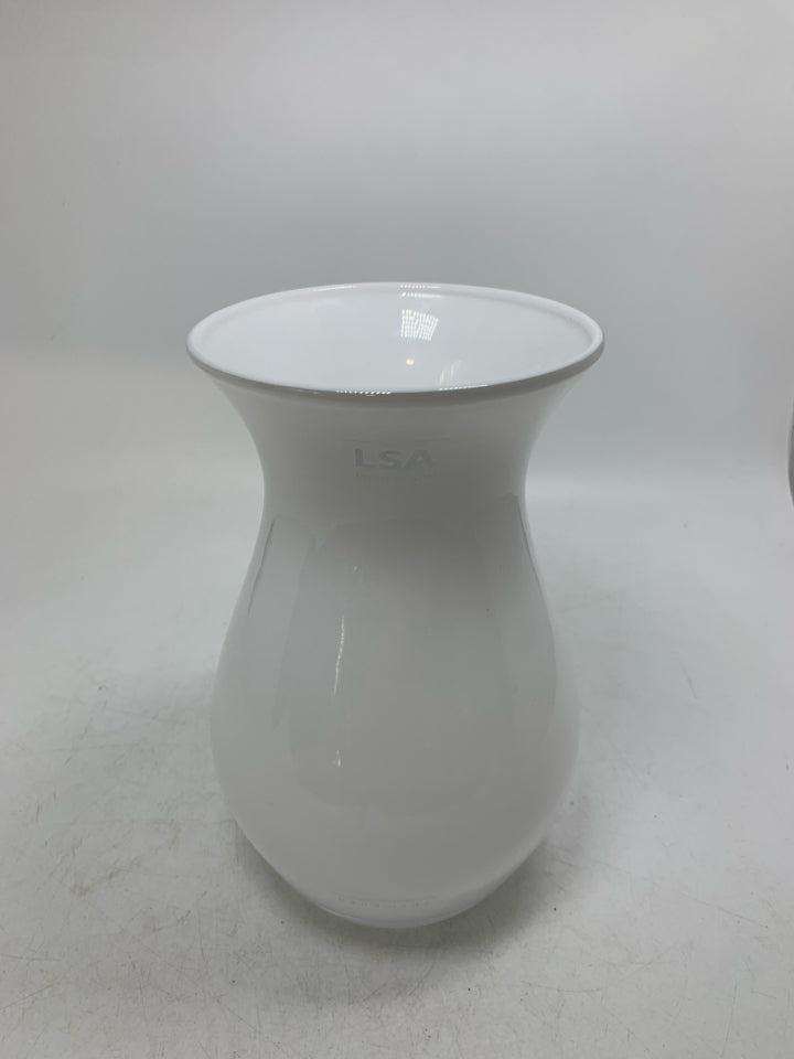 LSA INTERNATIONAL GLASS VASE.