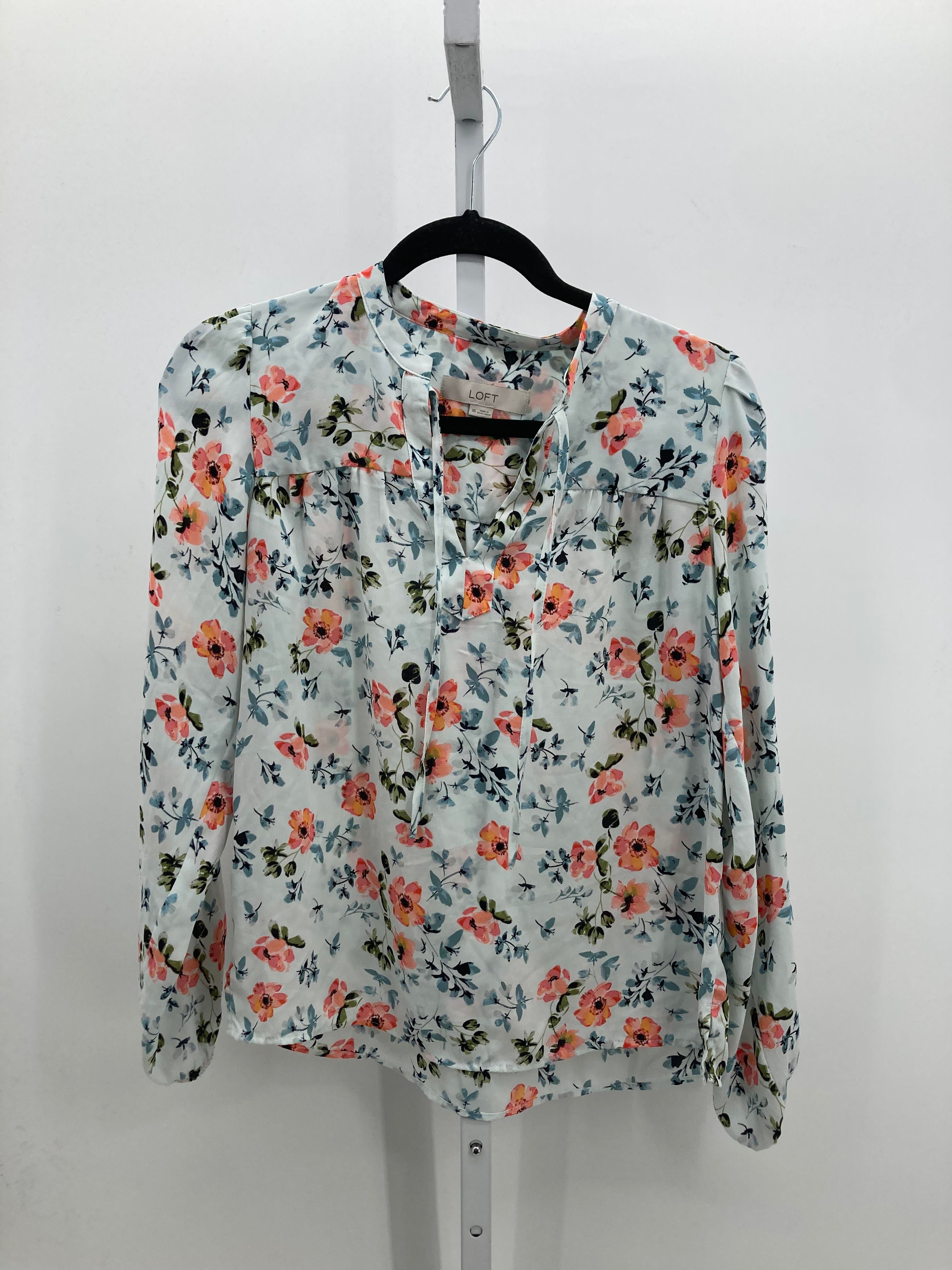 Loft Size X Small Misses Long Sleeve Shirt