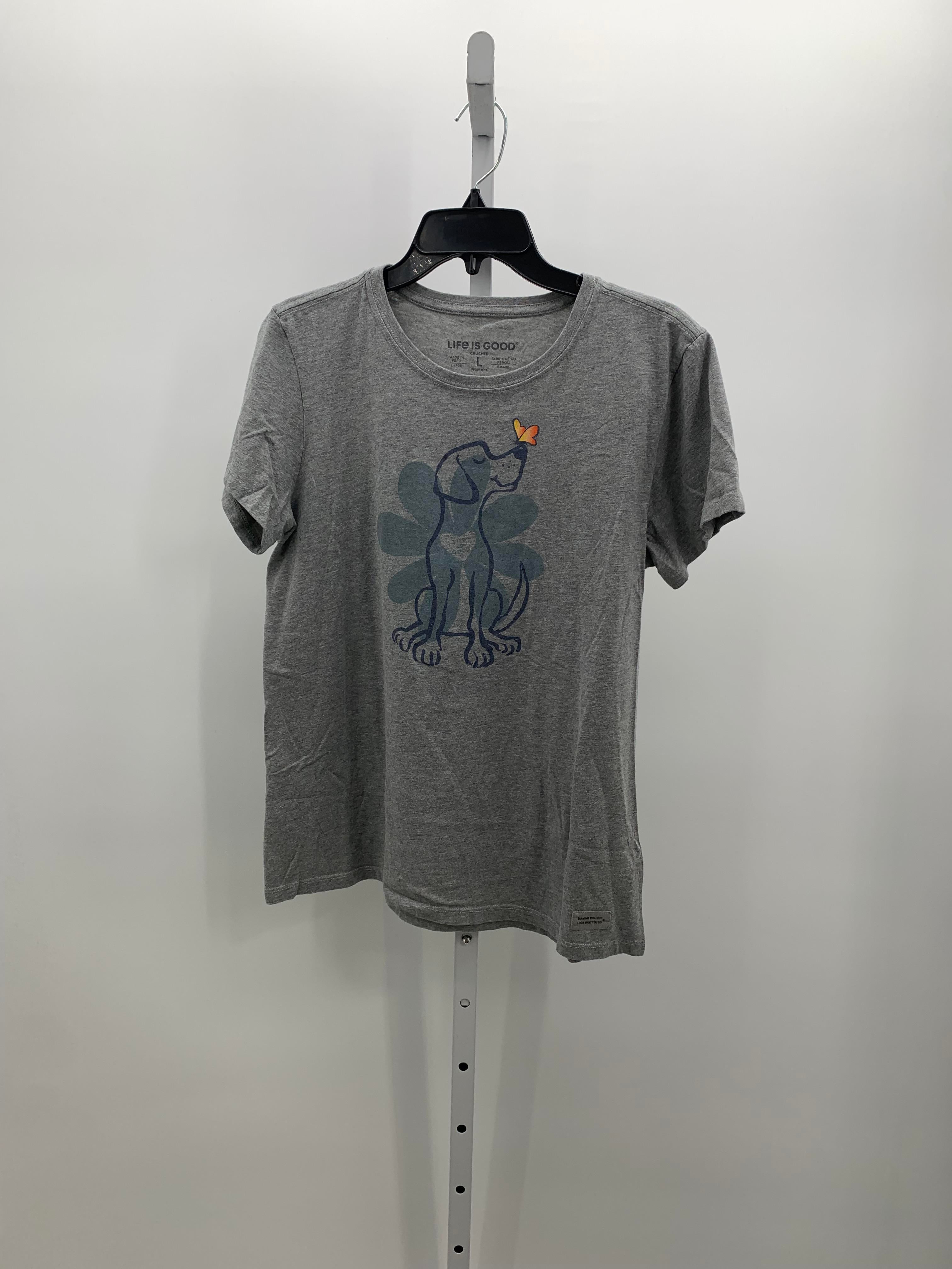 Life is Good Size Large Misses Short Sleeve Shirt