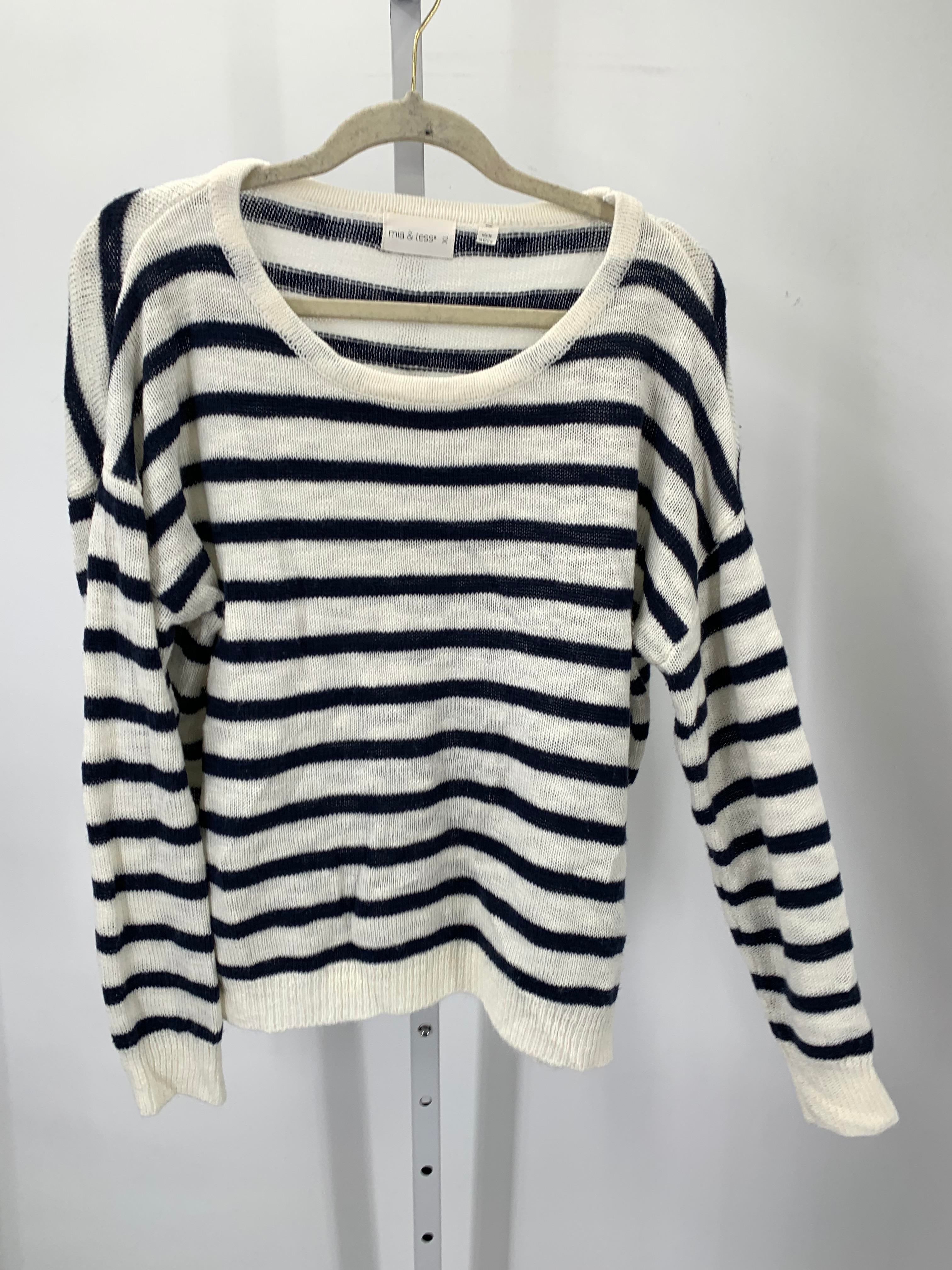 Mia & Tess Size Extra Large Misses Long Slv Sweater