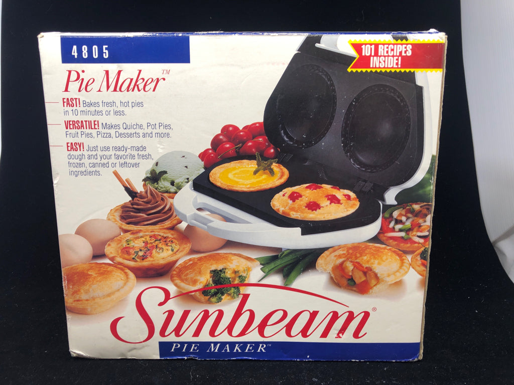 NIB SUNBEAM PIE MAKER.