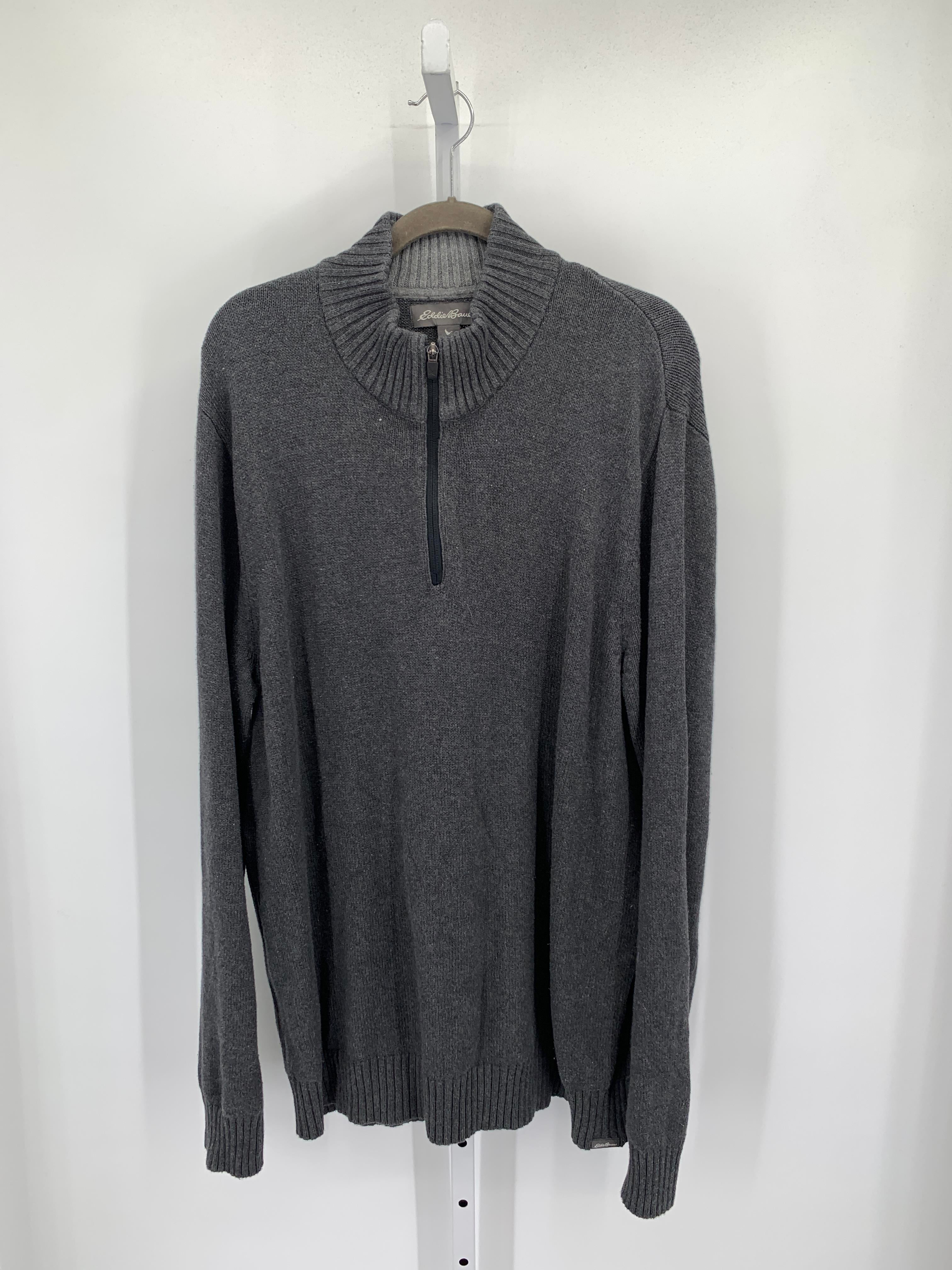 TALL PARTIAL ZIP SWEATER