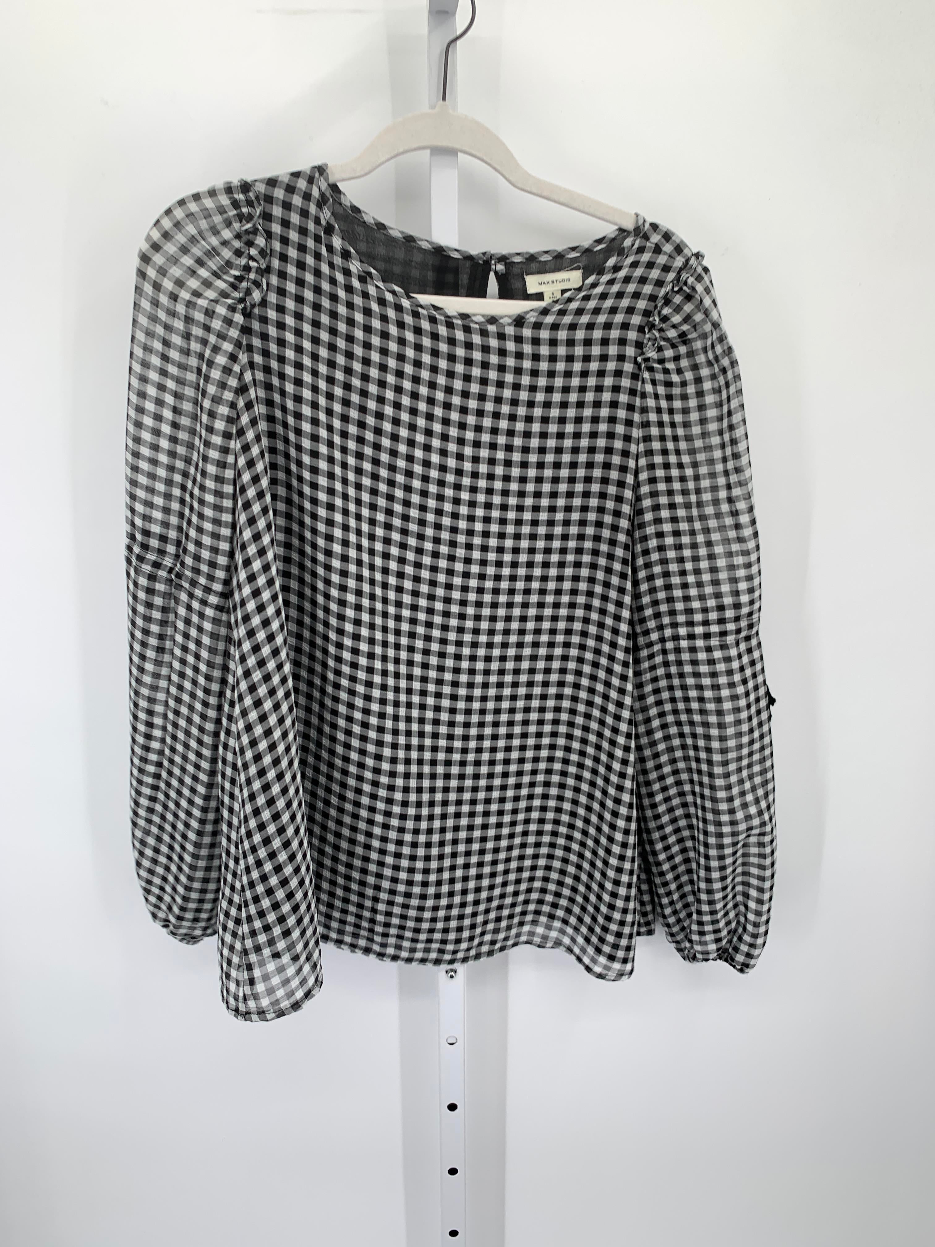 Max Studio Size Small Misses Long Sleeve Shirt