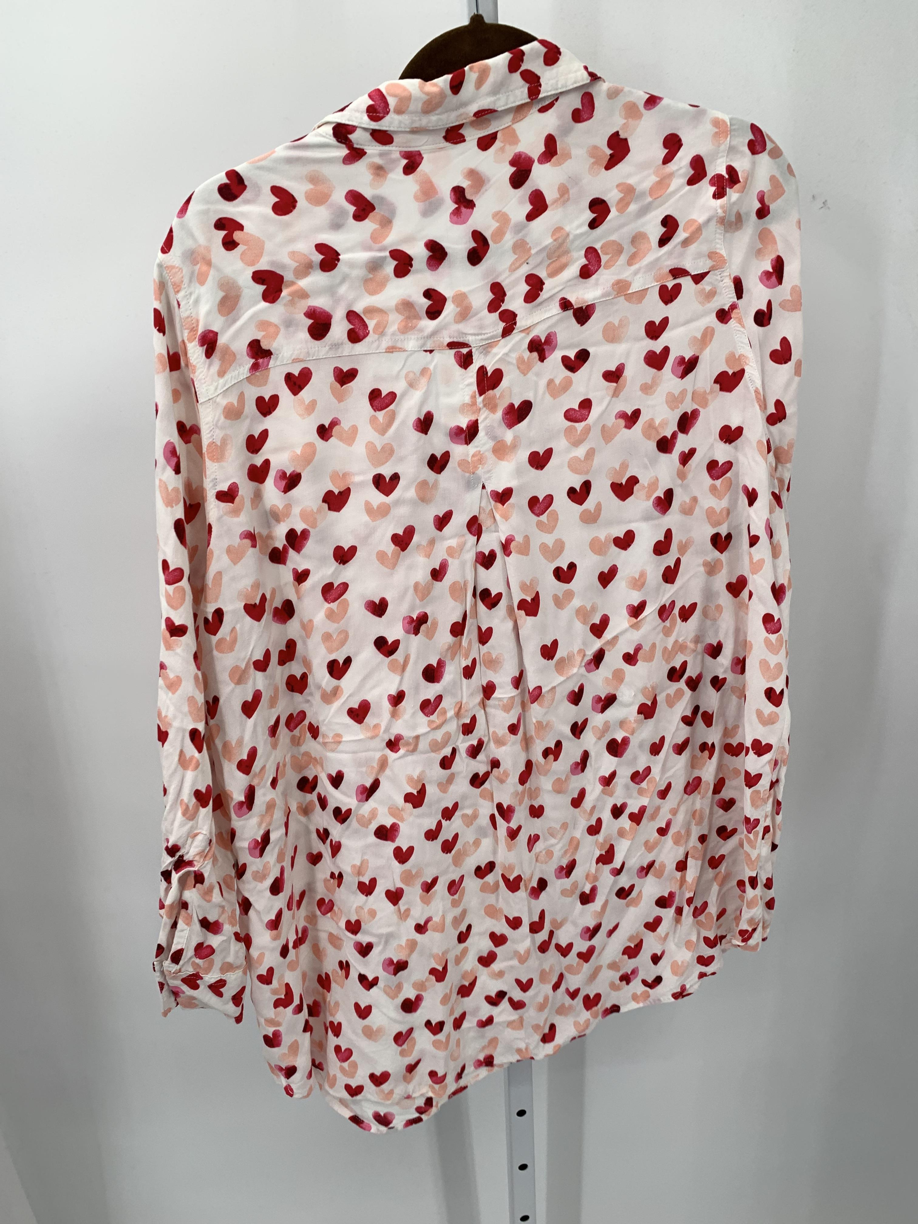 Velvet Heart Size 1X Womens Long Sleeve Shirt