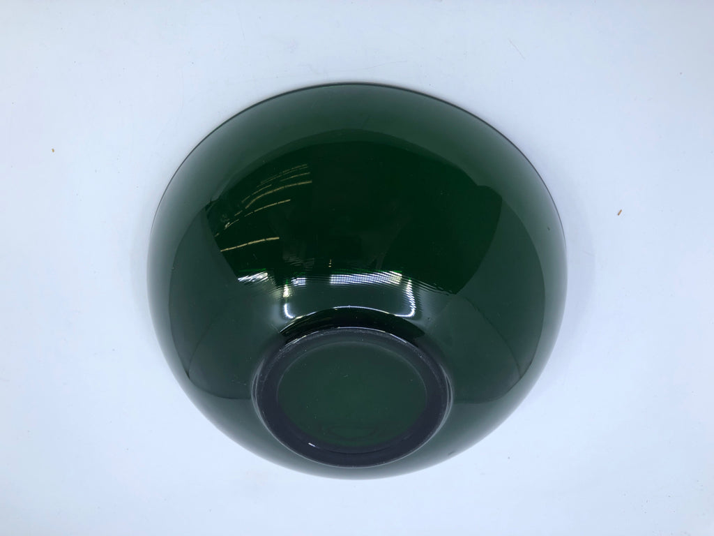 GREEN GLASS BOWL.