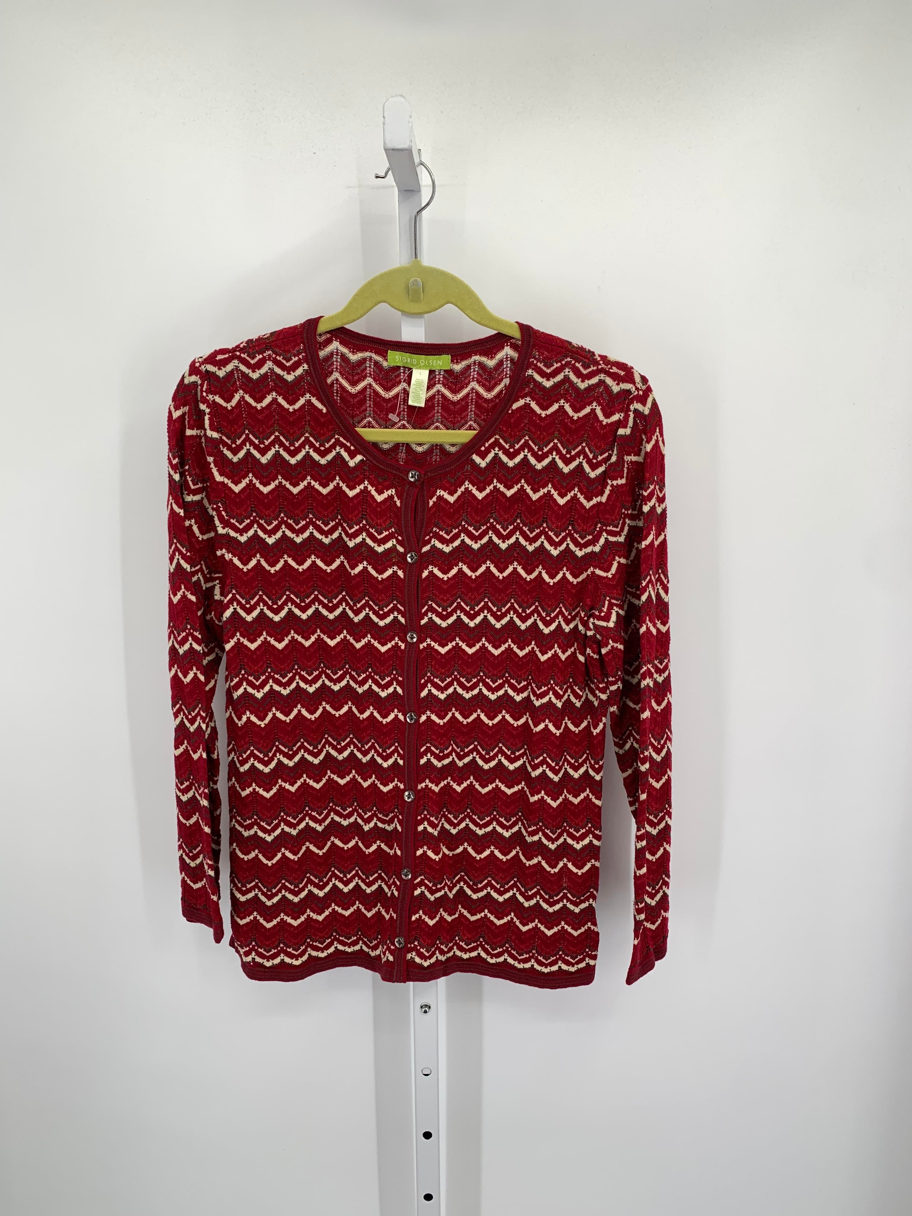 Sigrid Olsen Size Large Misses Long Sleeve Shirt