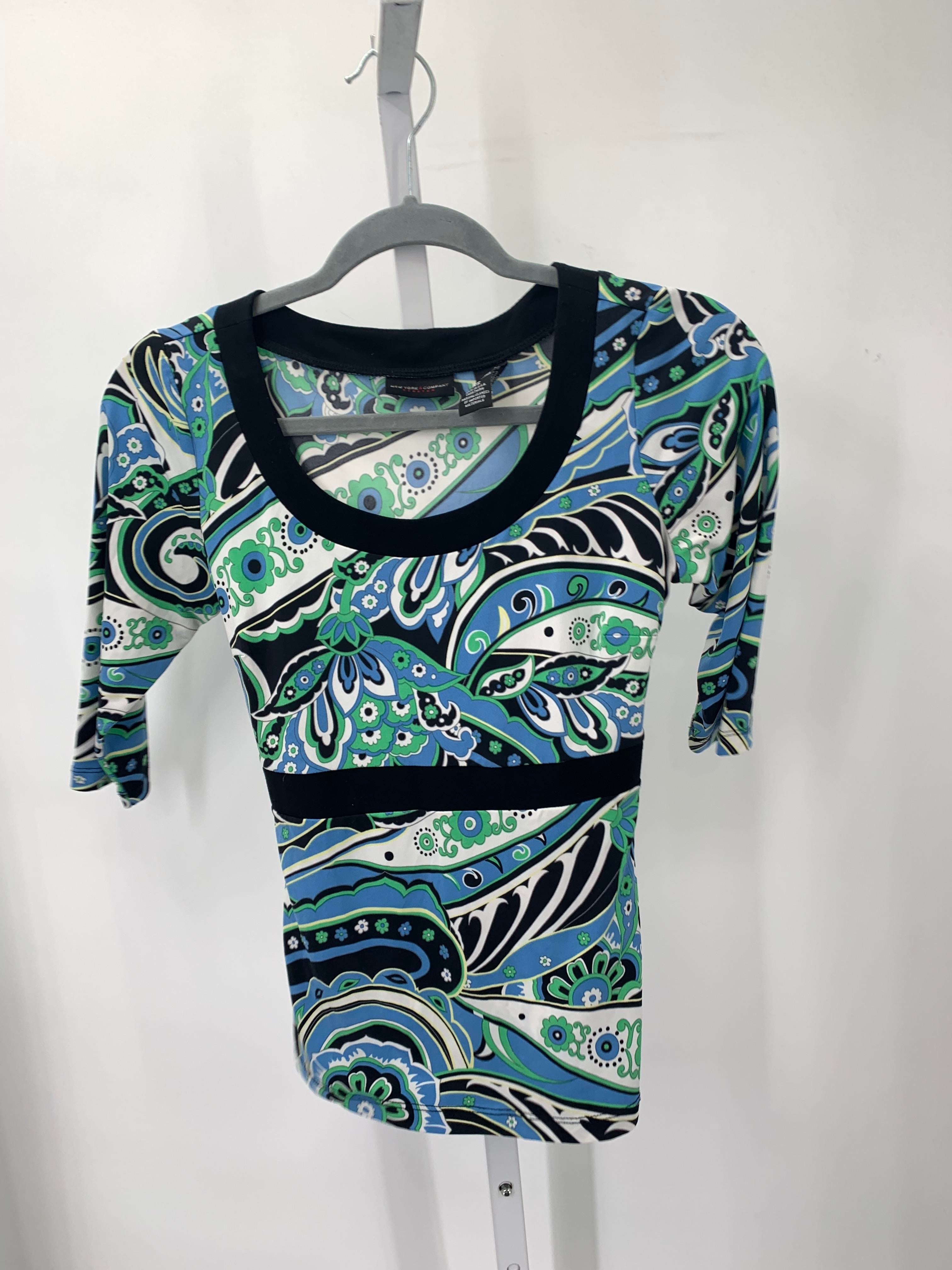 New York & co. Size X Small Misses 3/4 Sleeve Shirt