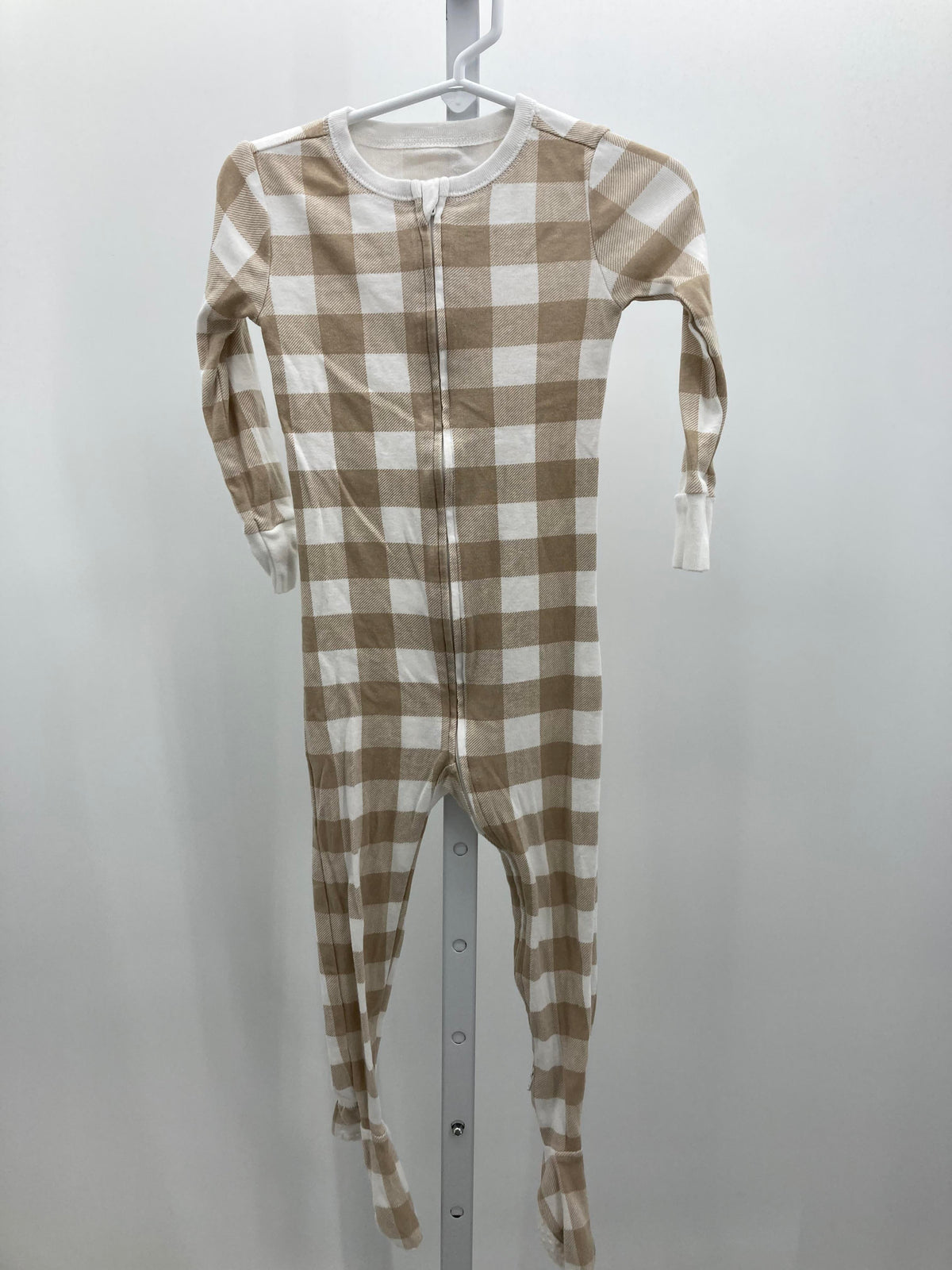 WHITE PLAID ZIP