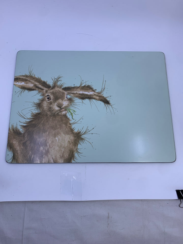 HARE RABBIT CUTTING BOARD.