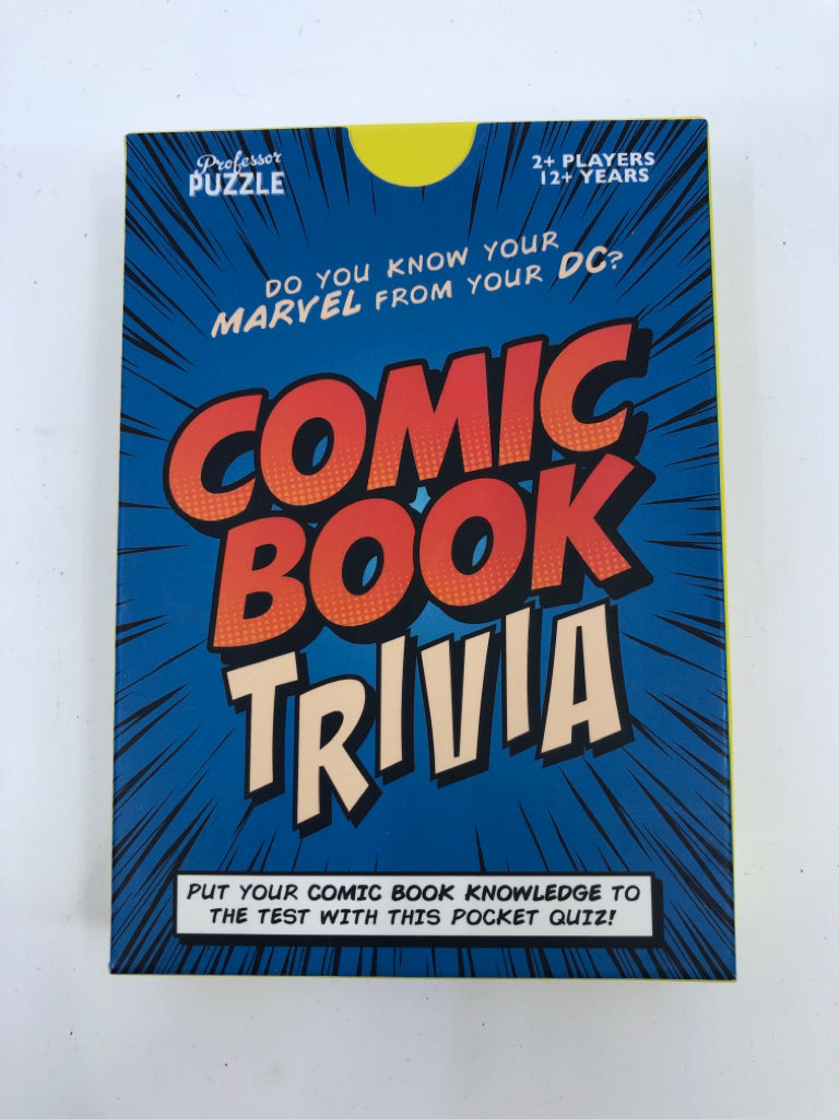 NIB COMIC BOOK TRIVIA