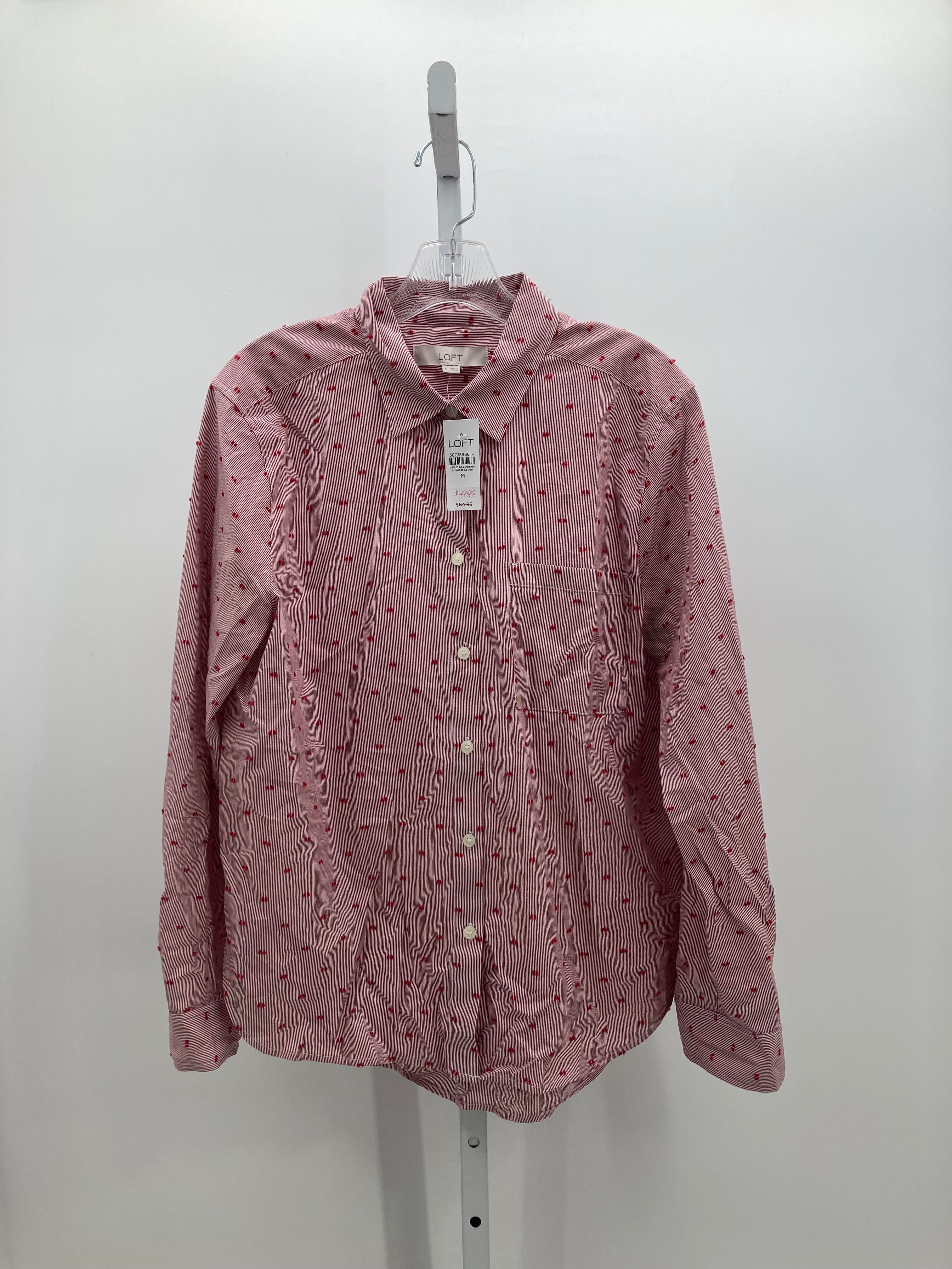 Loft Size Medium Misses Long Sleeve Shirt