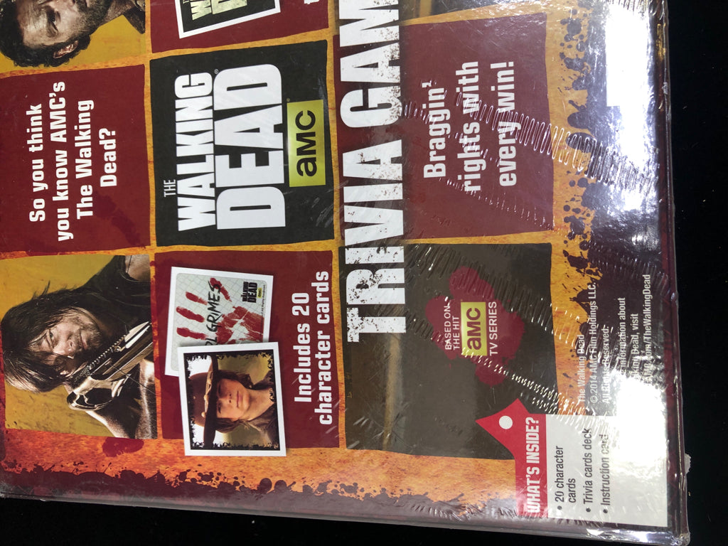 NIB THE WALKING DEAD TRIVIA GAME.