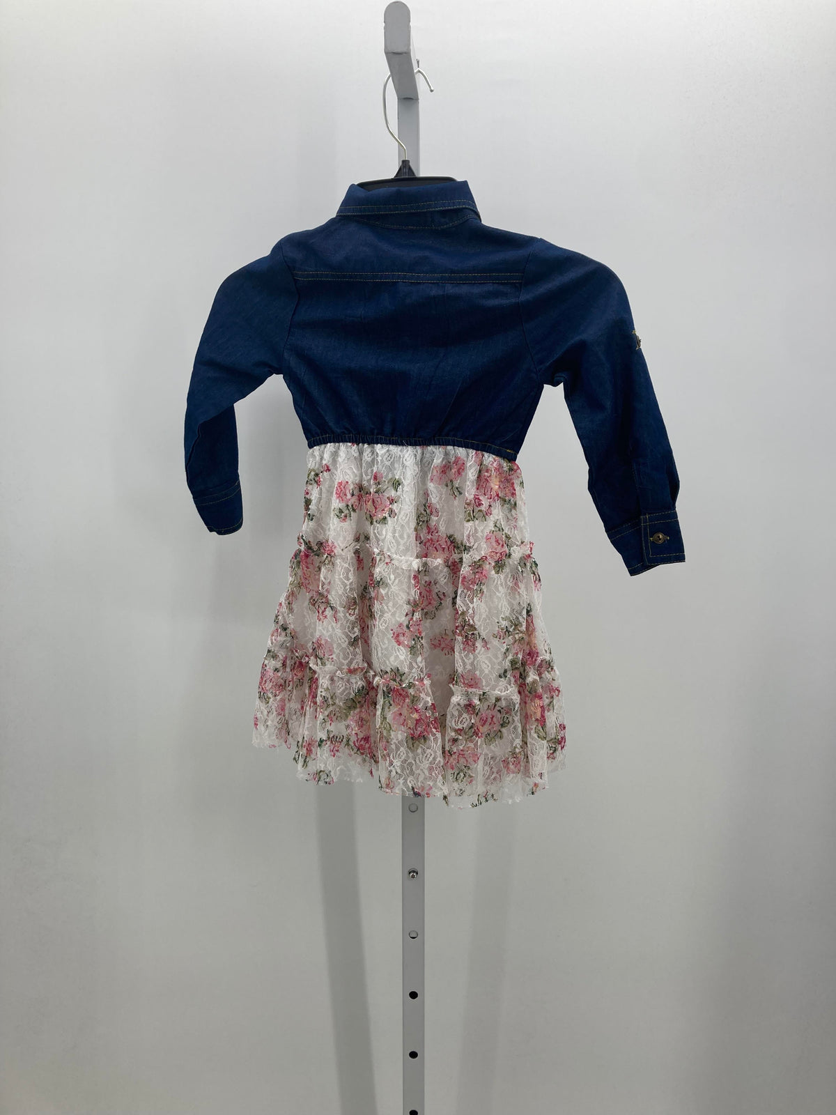 2 Hip Size 4 Girls Long Sleeve Dress
