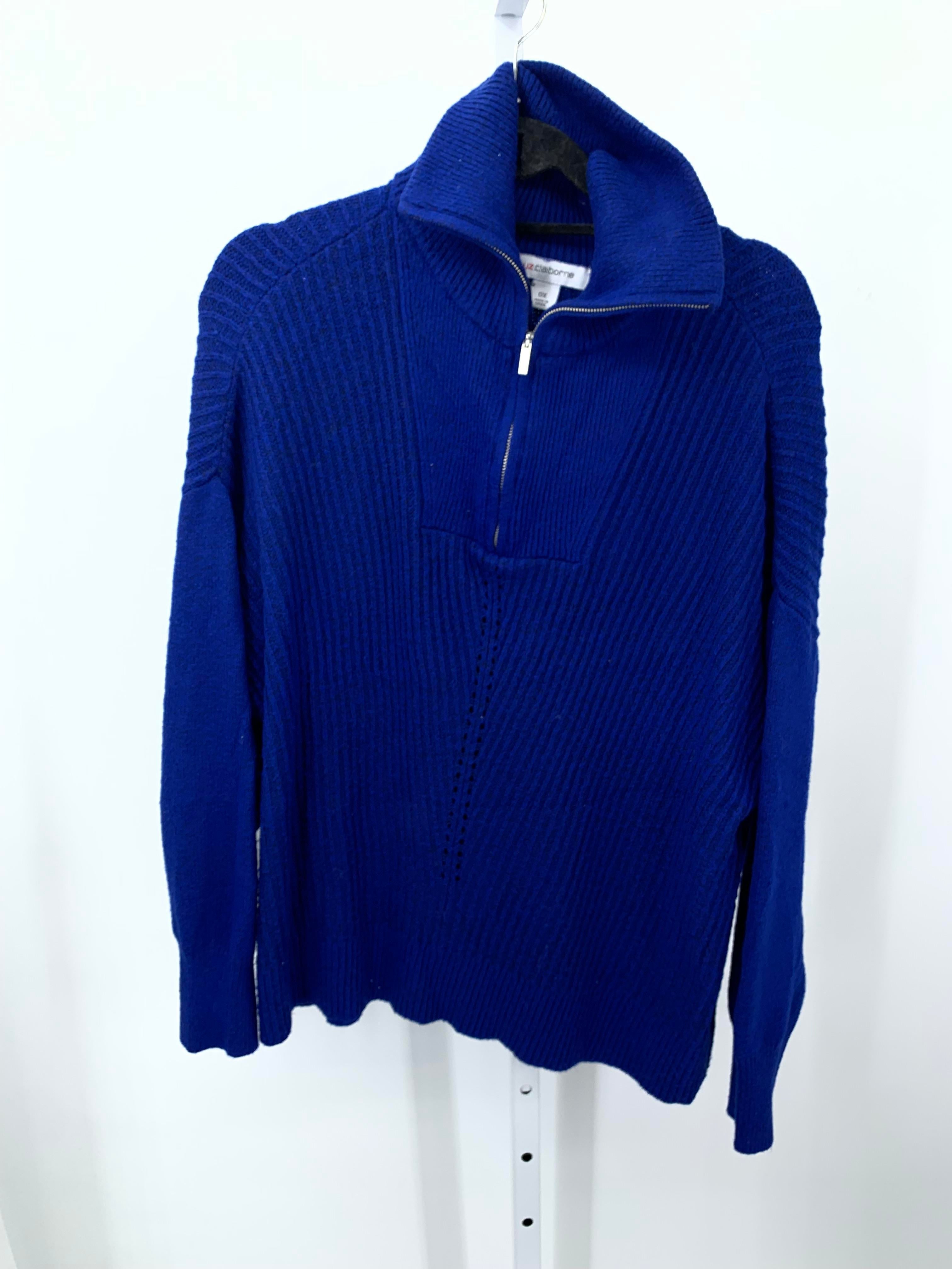 Liz Claiborne Size 0X Womens Long Slv Sweater